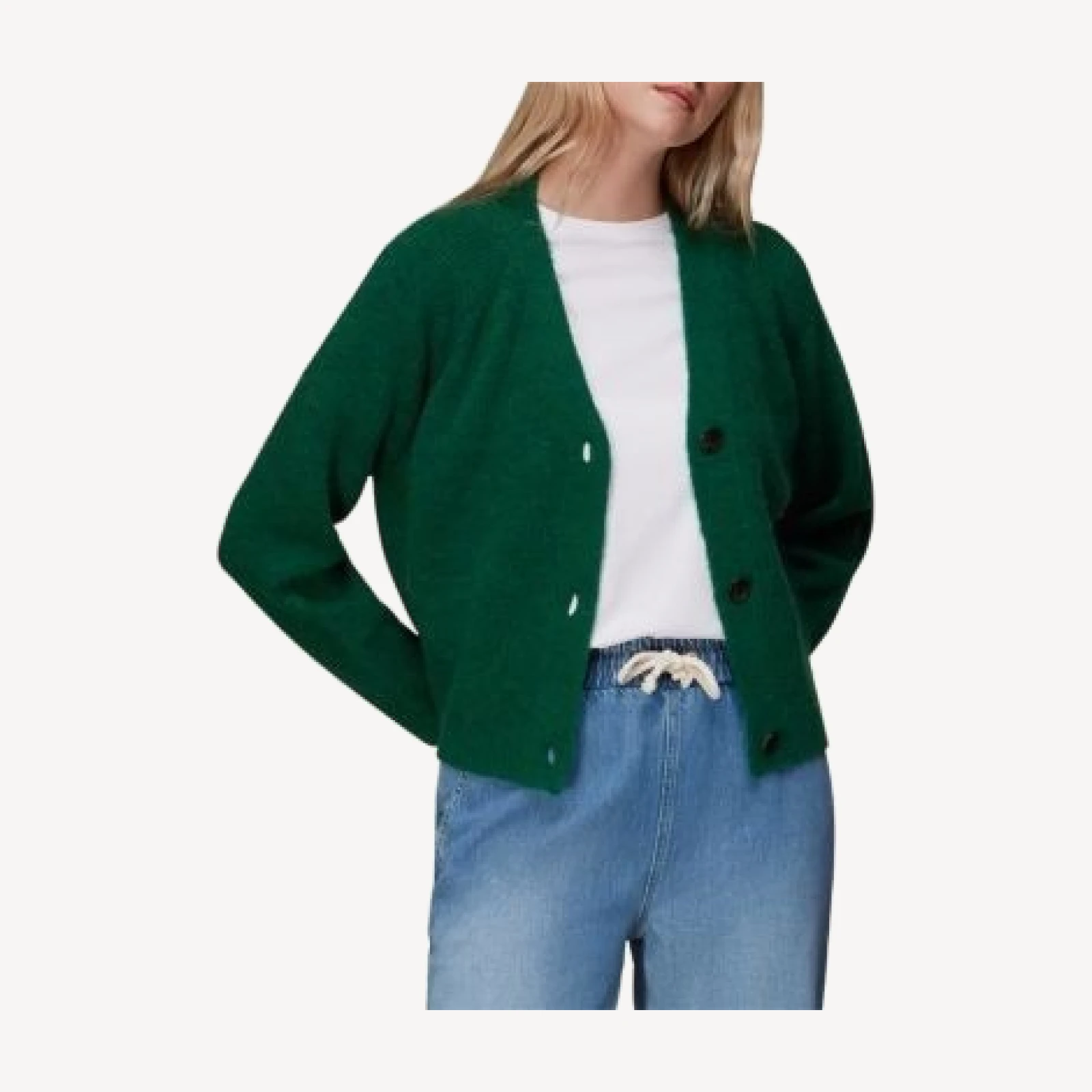 Whistles Skye Ribbed Cardigan