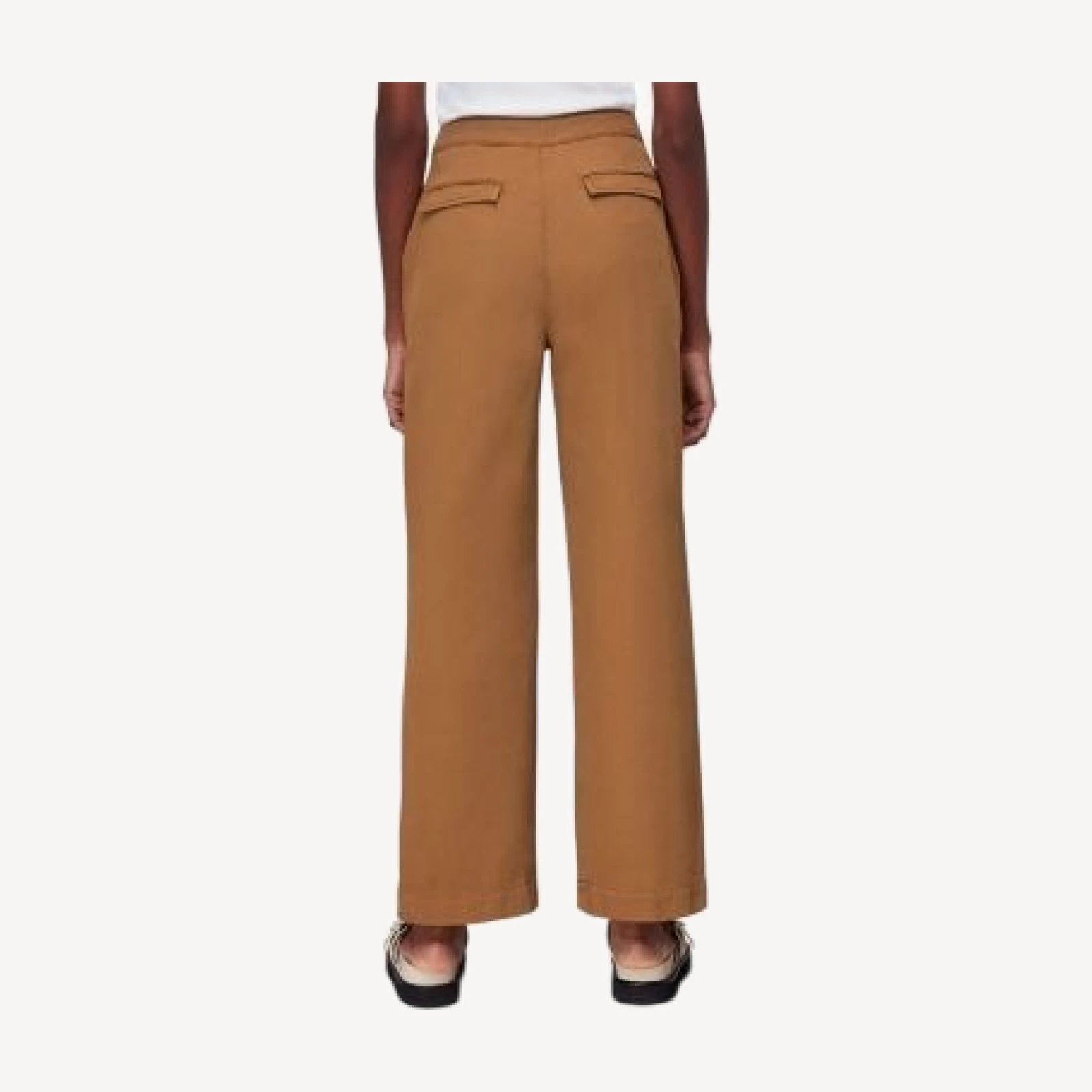 Whistles Emily Cotton Button Front Trousers