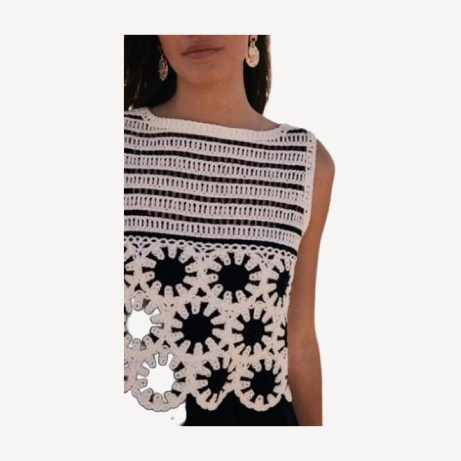 Mint Velvet Women's Crochet Midi Dress