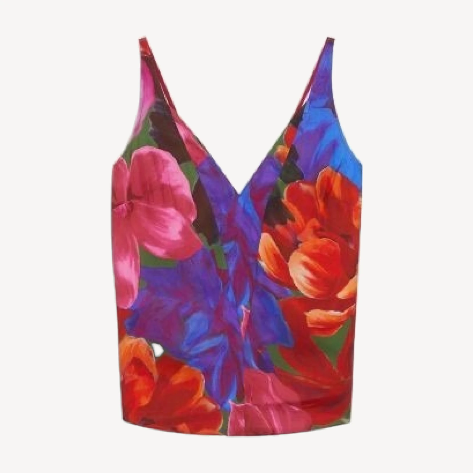 Ted Baker Atheri Printed V Neck Cami Top