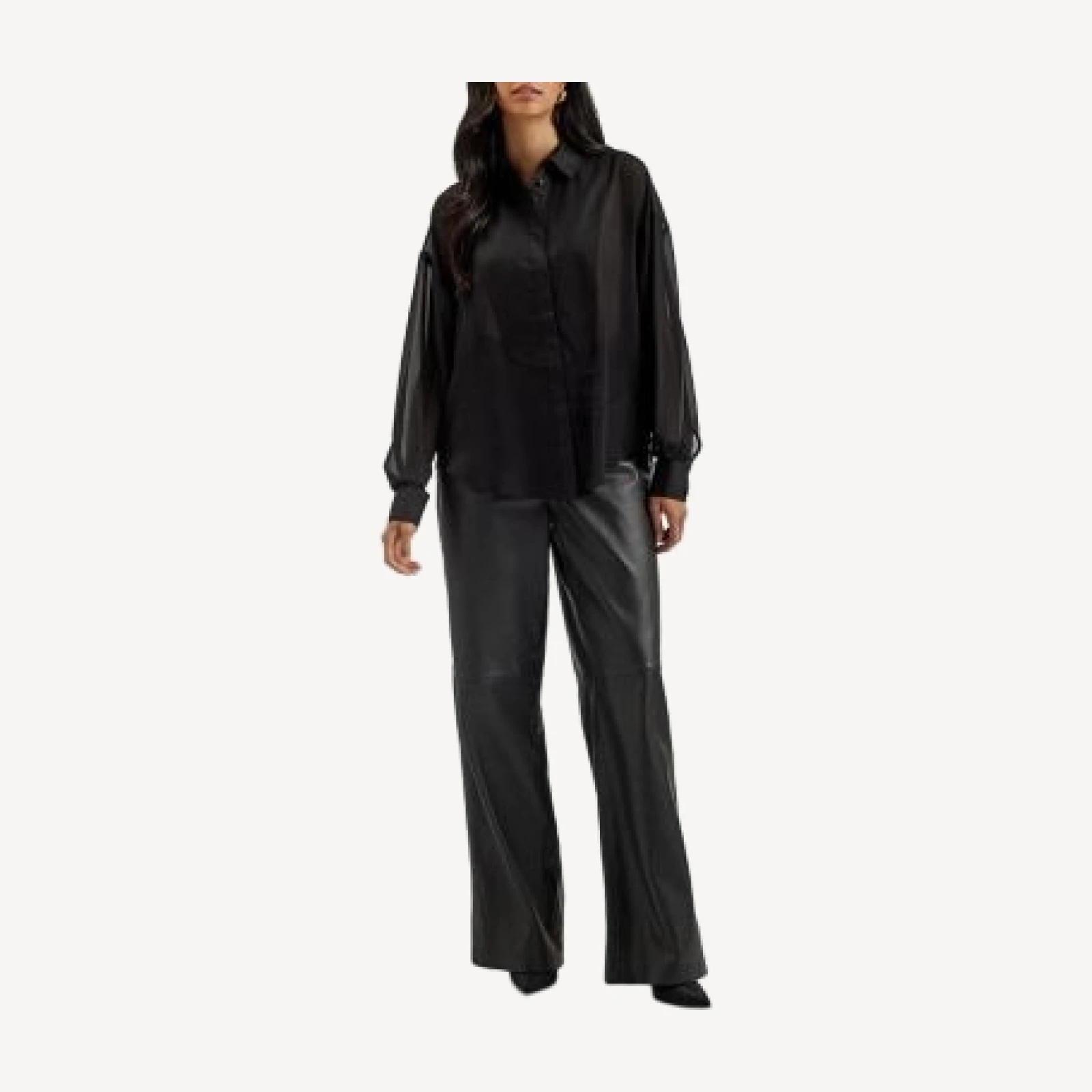 Ted Baker Lechosa Chiffon Oversized Shirt