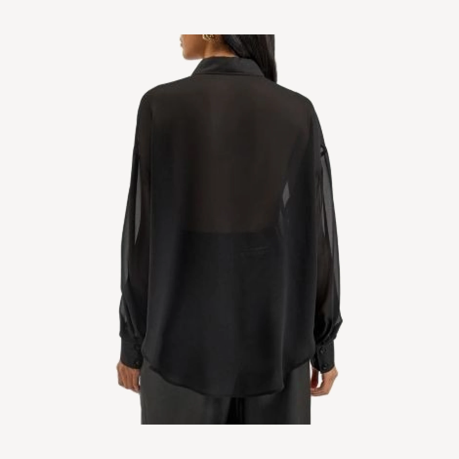 Ted Baker Lechosa Chiffon Oversized Shirt