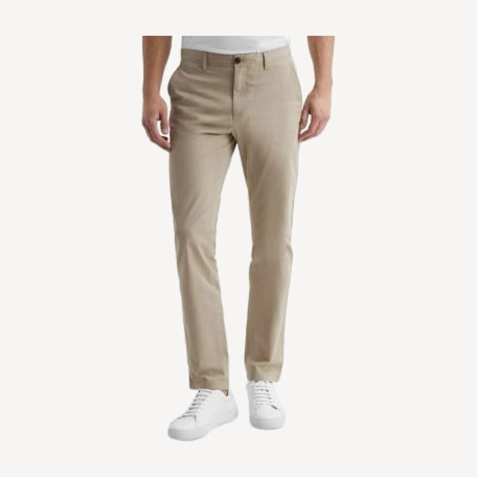 Reiss Pitch Washed Slim Fit Chinos