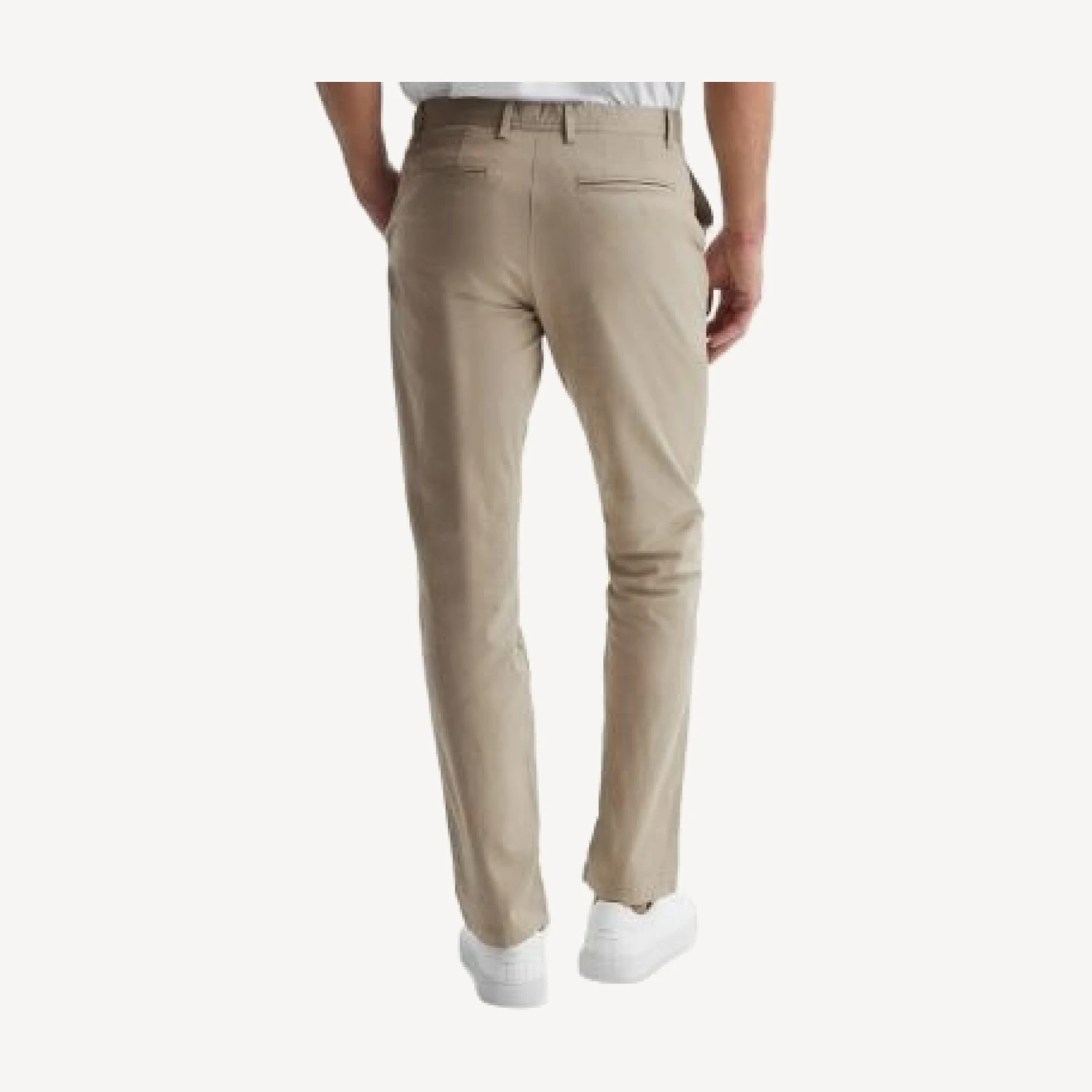 Reiss Pitch Washed Slim Fit Chinos
