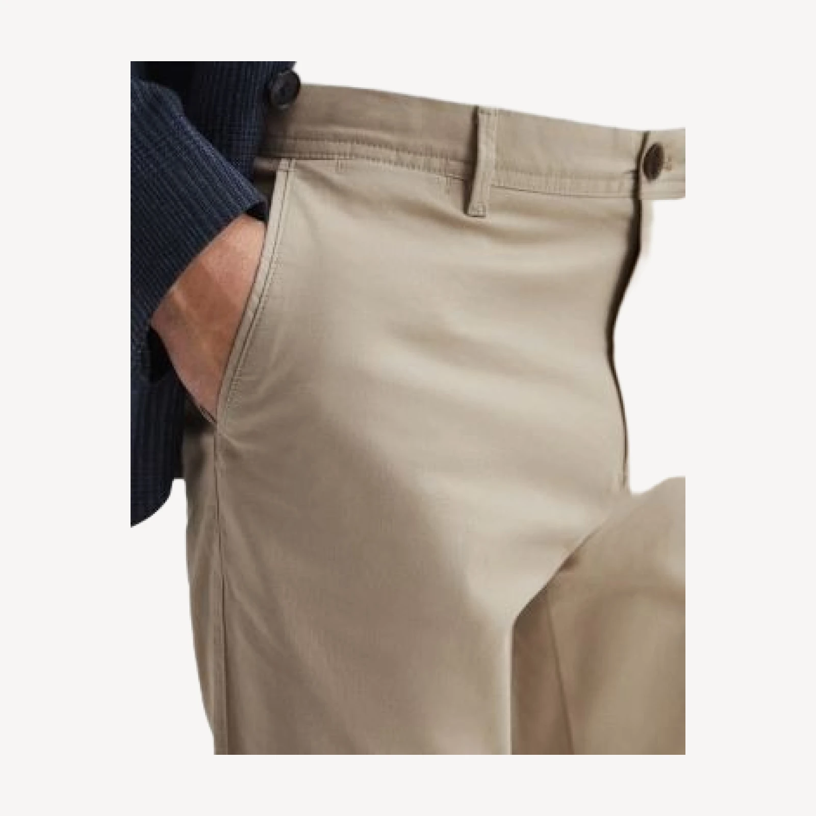 Reiss Pitch Washed Slim Fit Chinos