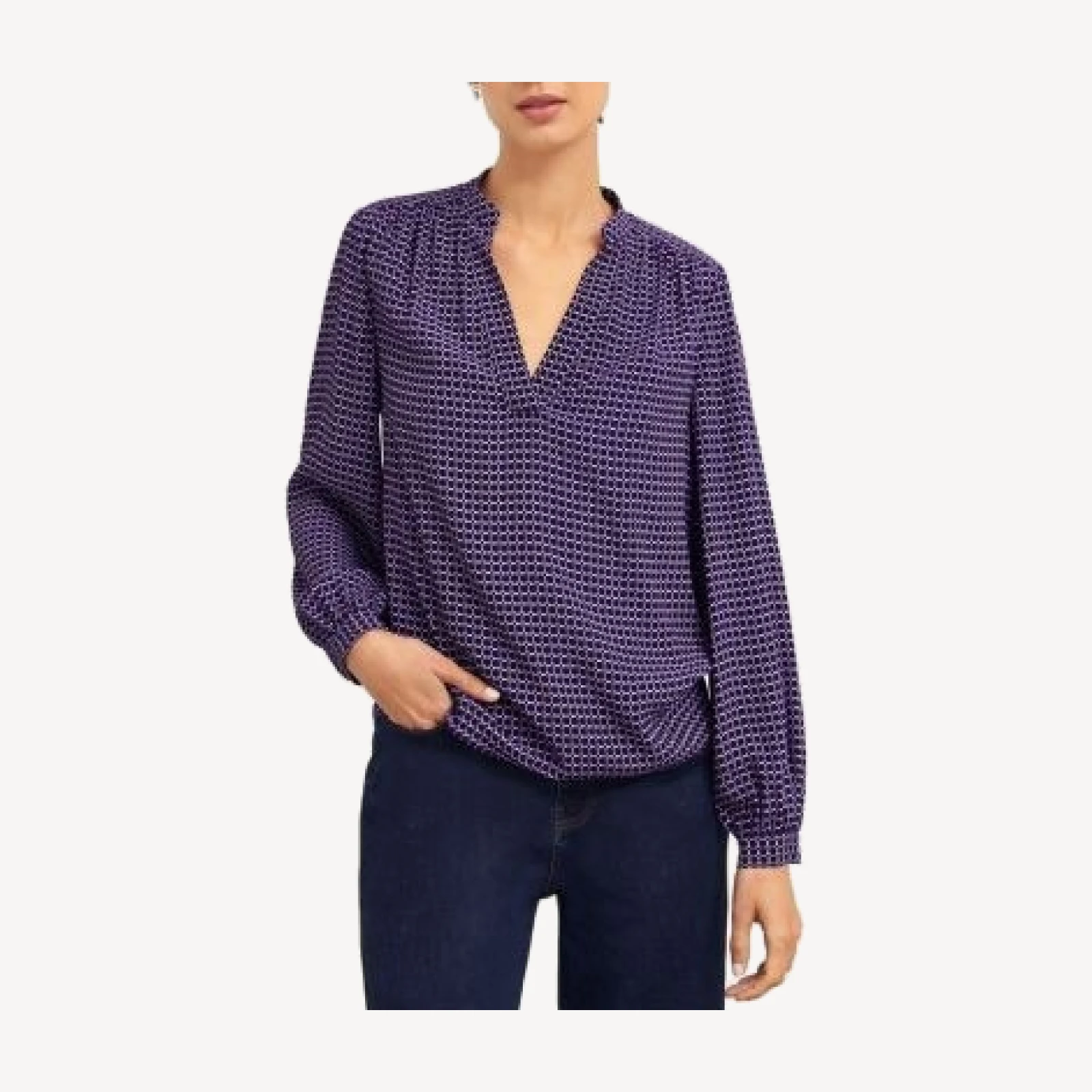 Hobbs London Mila Printed Blouse