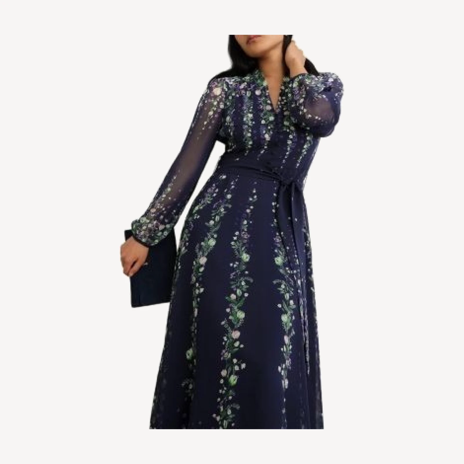 Hobbs London Ros Silk Dress