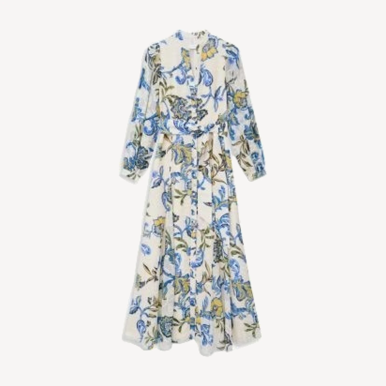 Hobbs London Shanice Floral Tie Waist Shirt Dress