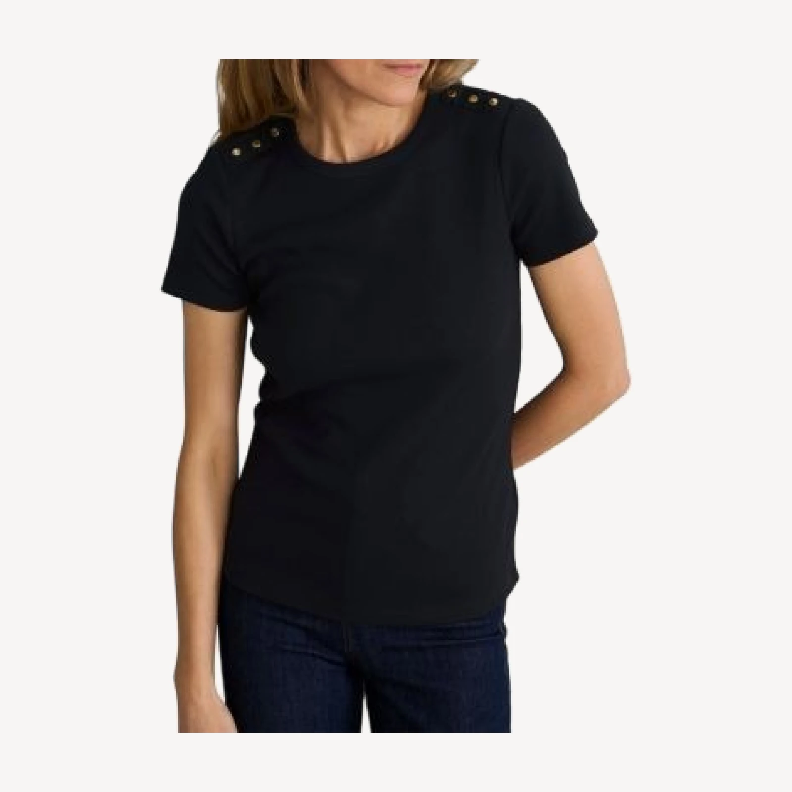Hobbs London Eva Ribbed Tee