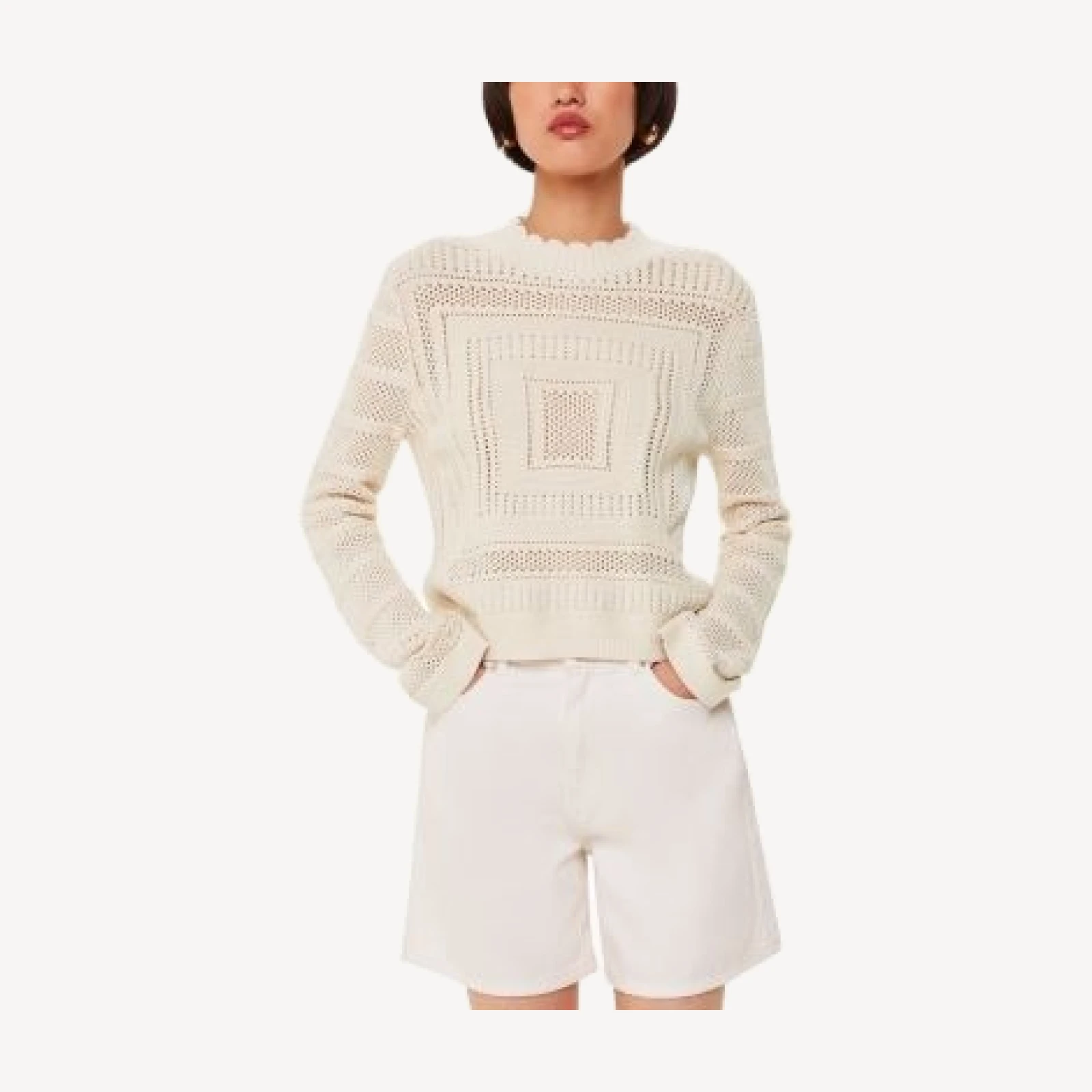 Whistles Crocheted Sweater