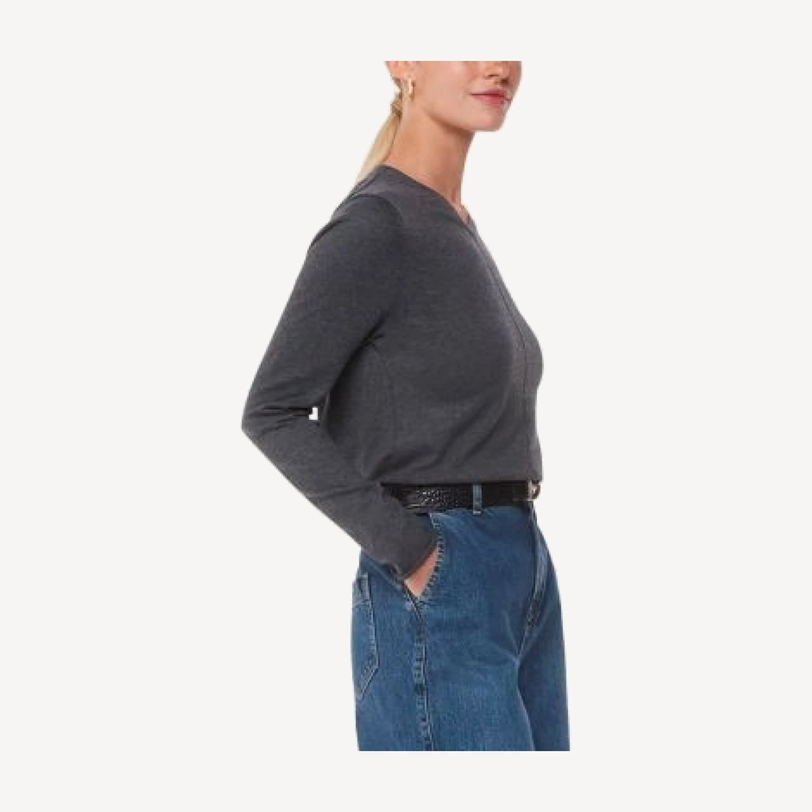 Whistles Mila V Neck Sweater