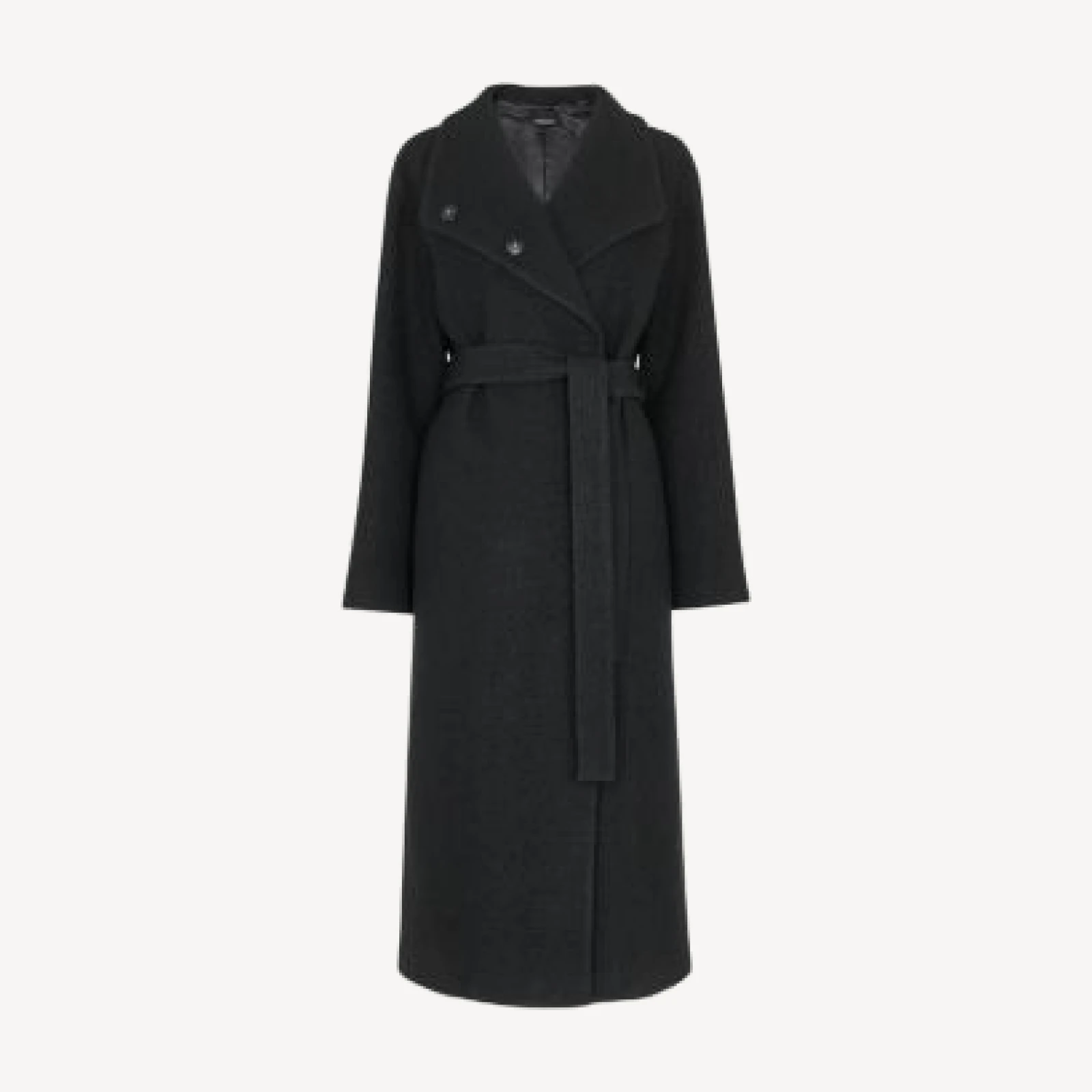 Whistles Petite Morgan Funnel Neck Wool Coat