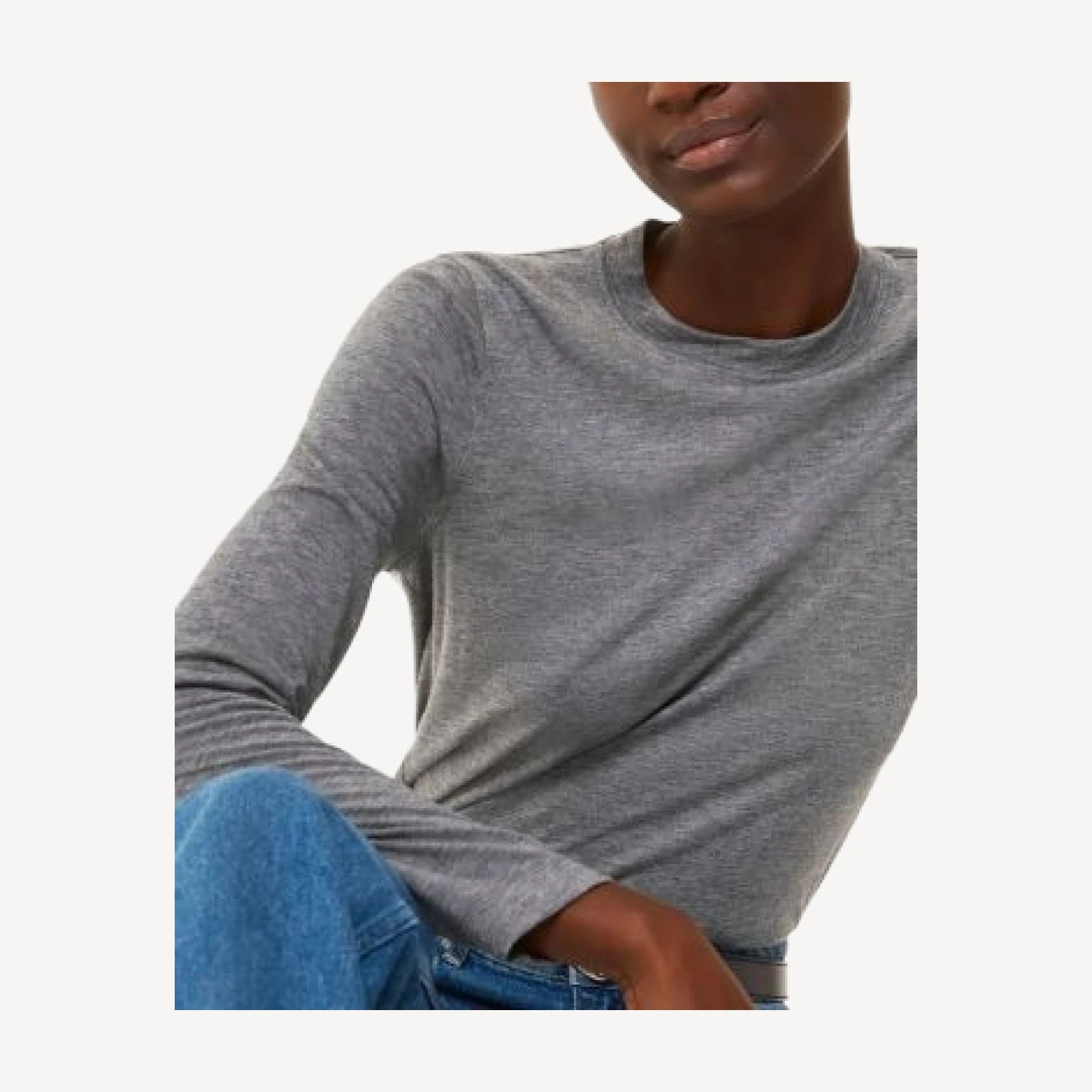 Whistles Wool Blend Tee