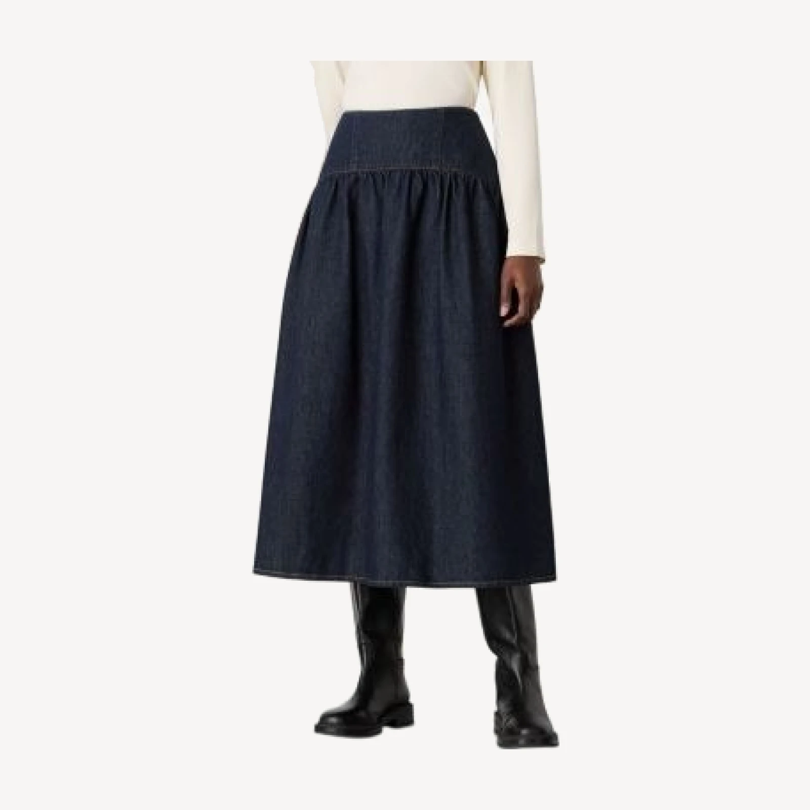 Whistles Waisted Midi Skirt