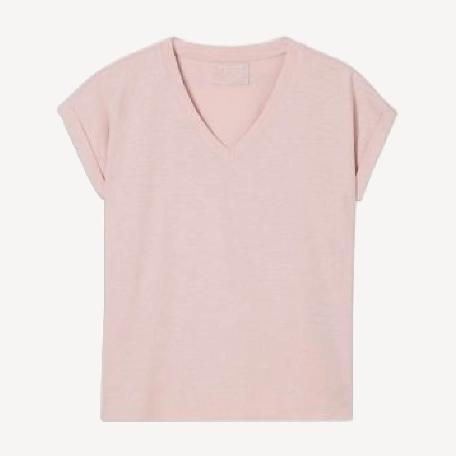 Whistles Willa V Neck Cap Sleeve Tee