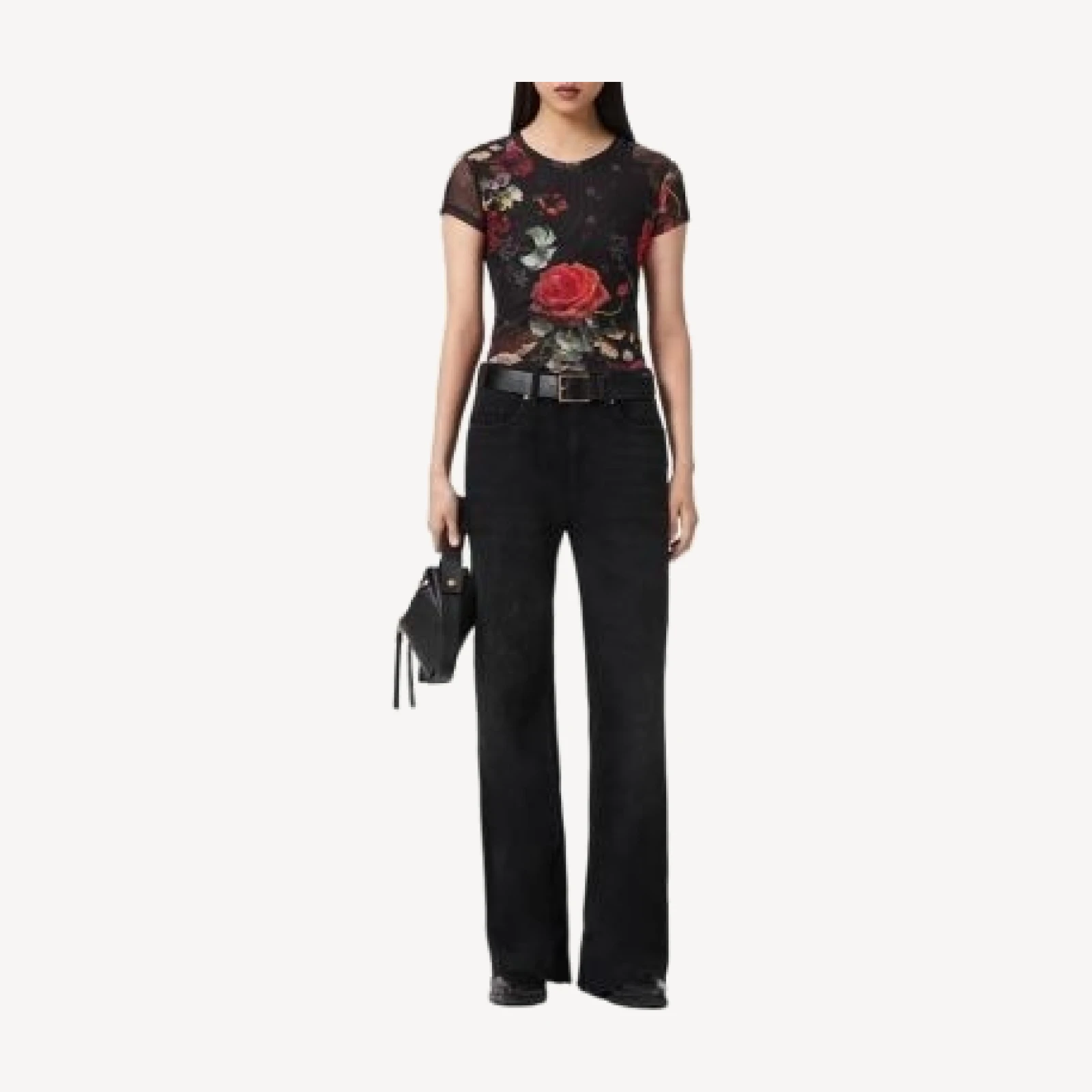 Allsaints Ellie Mesh Tee