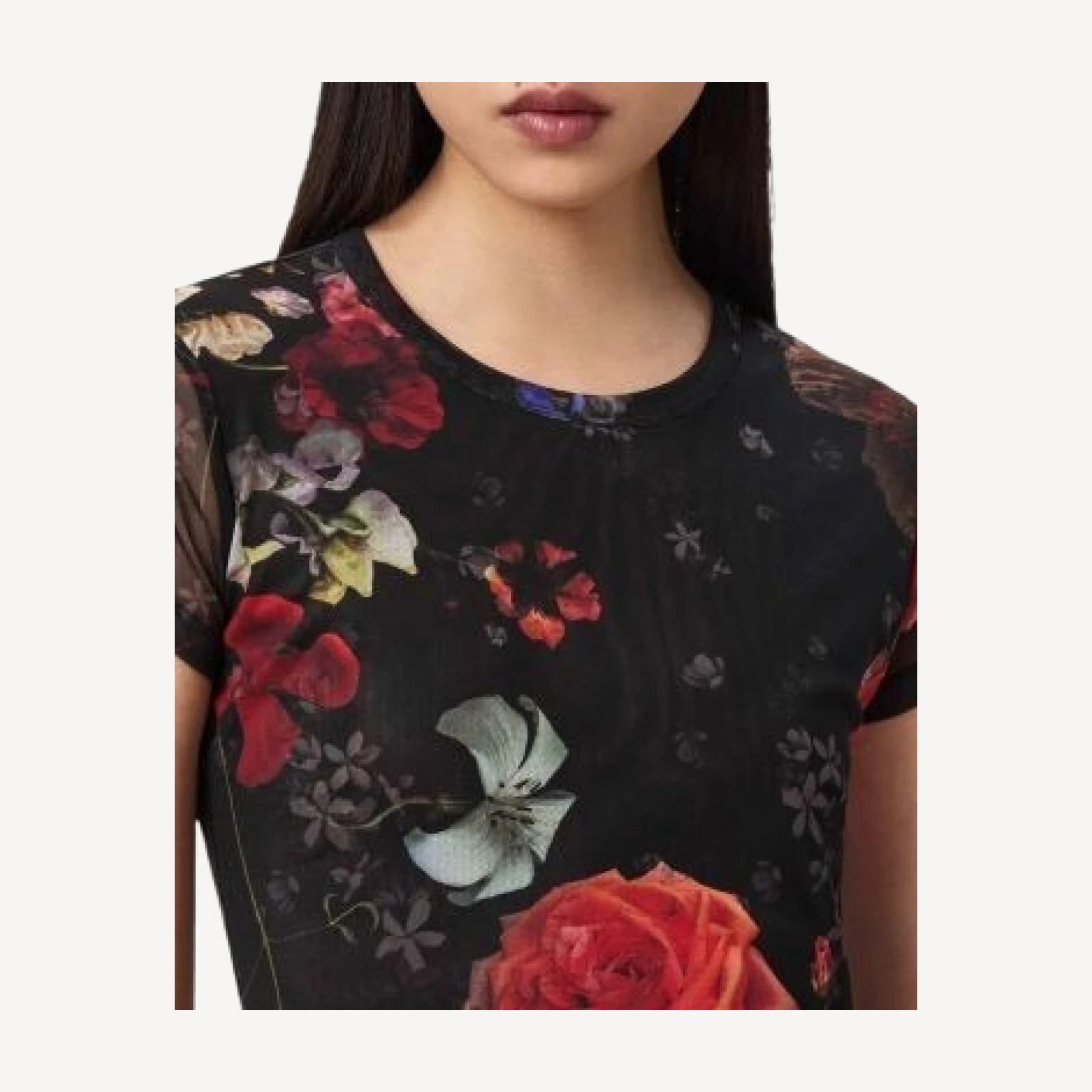 Allsaints Ellie Mesh Tee