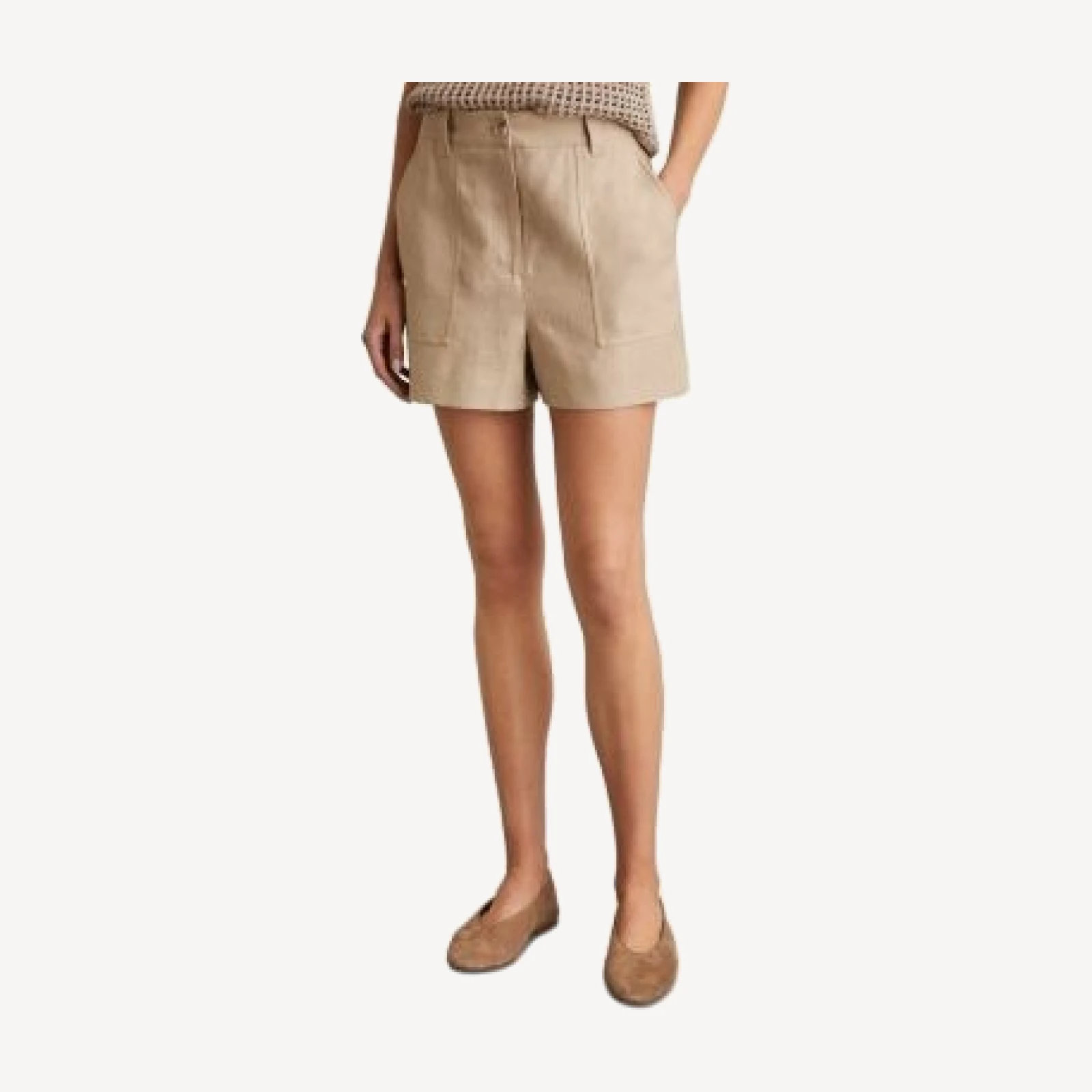 Reiss Ashby Linen Shorts