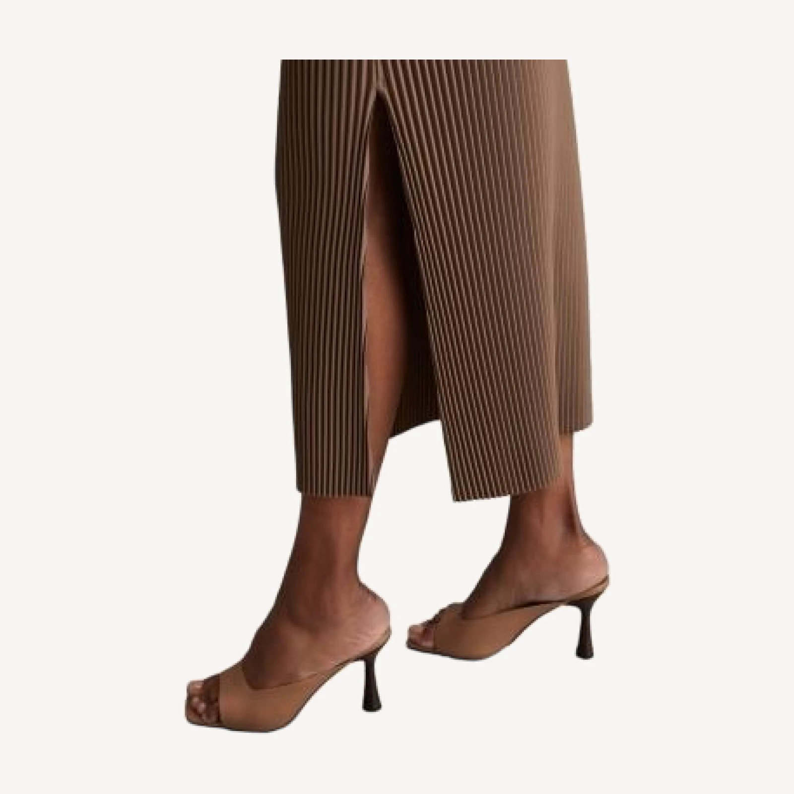 Reiss Pippa Jersey Pleated Column Skirt