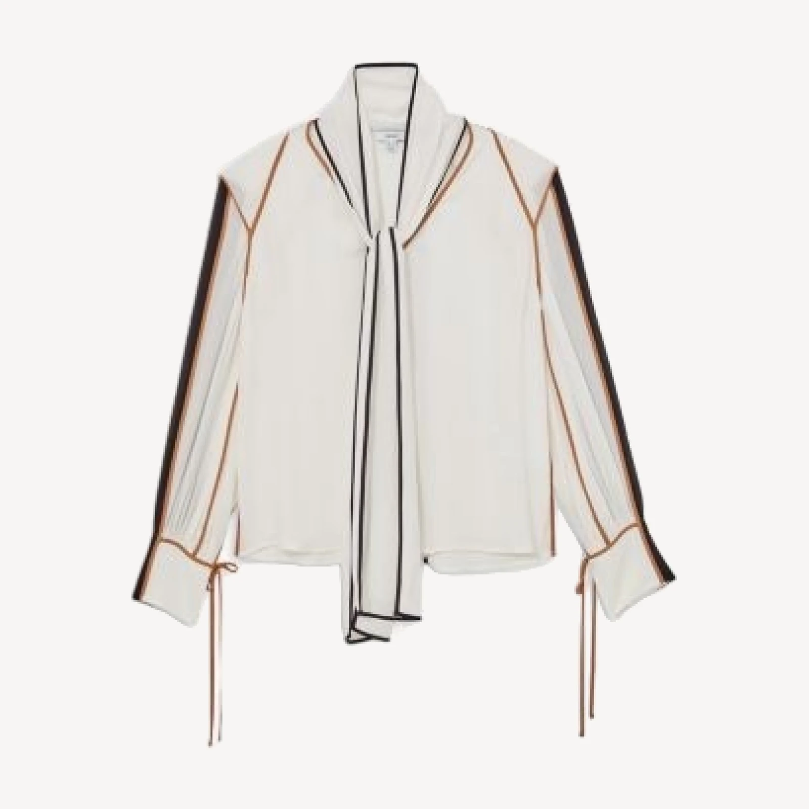 Reiss Lulu Tipped Blouse