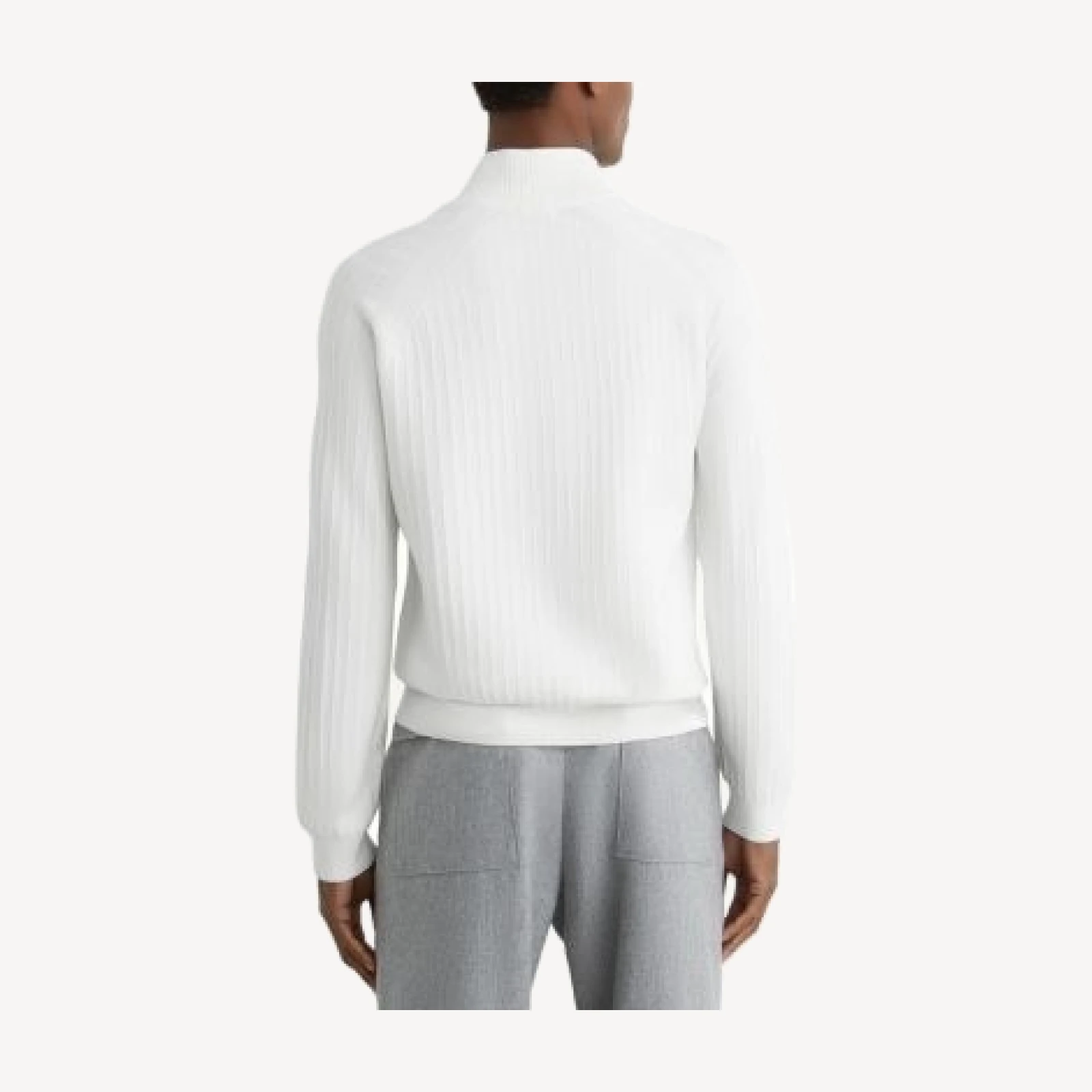 Reiss Aldershot Half Zip Funnel Textured Jumper Sweater