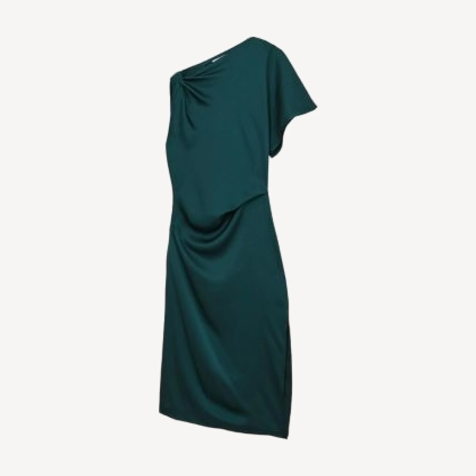 Reiss Kenzie Drape Midi Dress