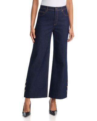 Cinq a Sept Blake High Rise Straight Jeans in Indigo