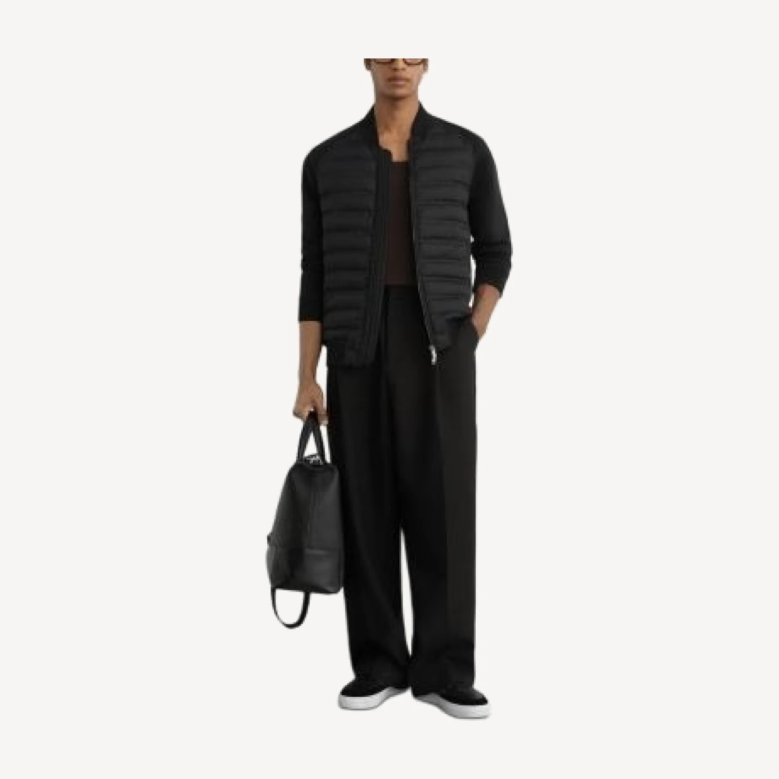Reiss Rami Quilted Bomber Jacket