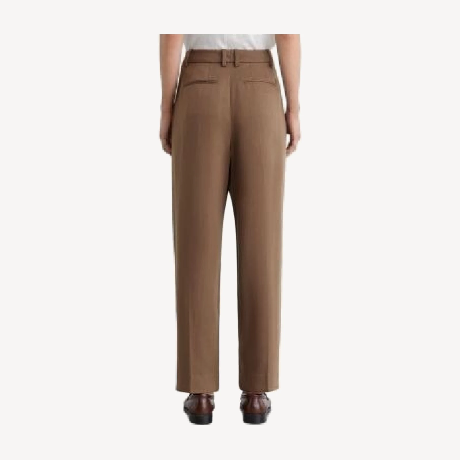 Reiss Petites Clay Tapered Pleated Pants