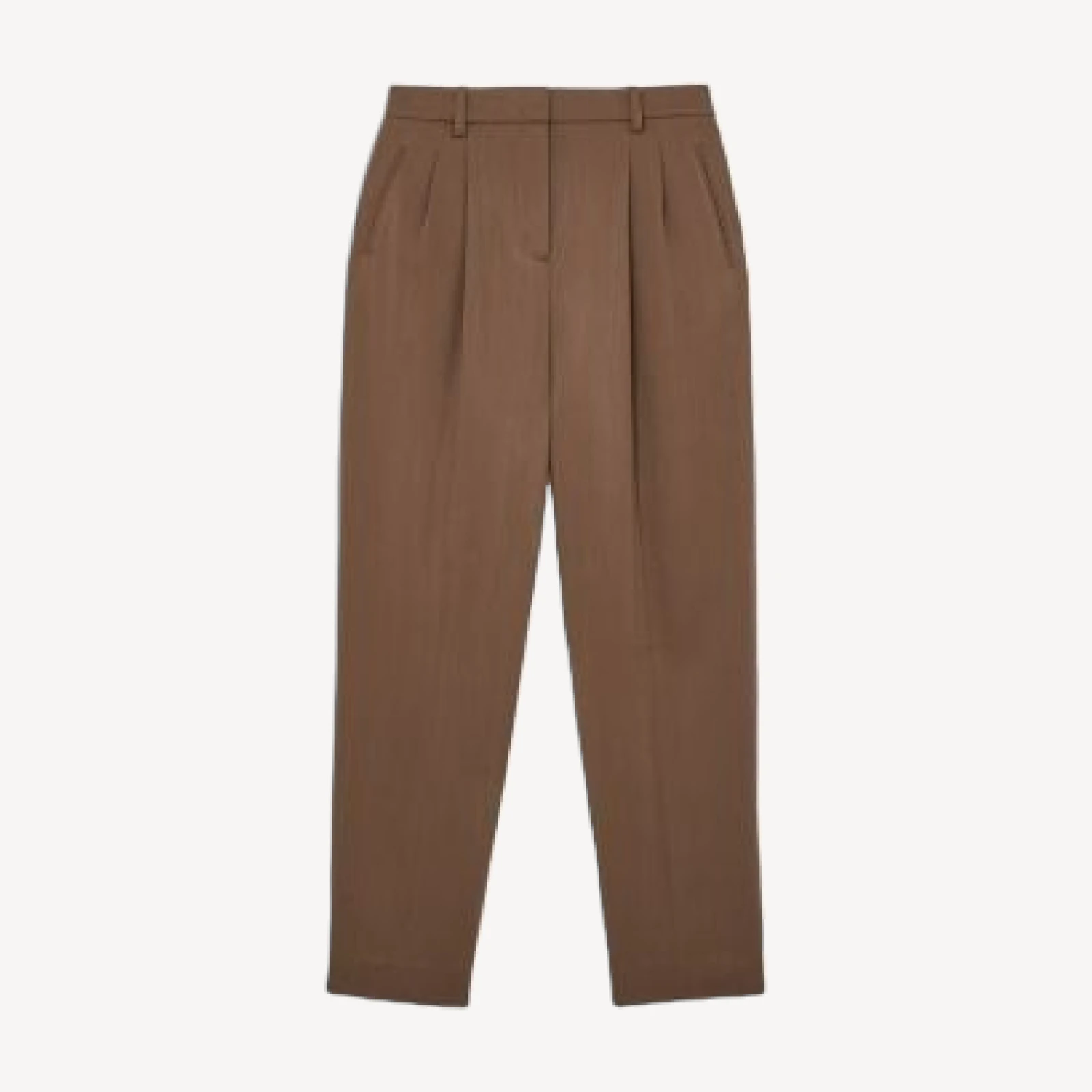 Reiss Petites Clay Tapered Pleated Pants