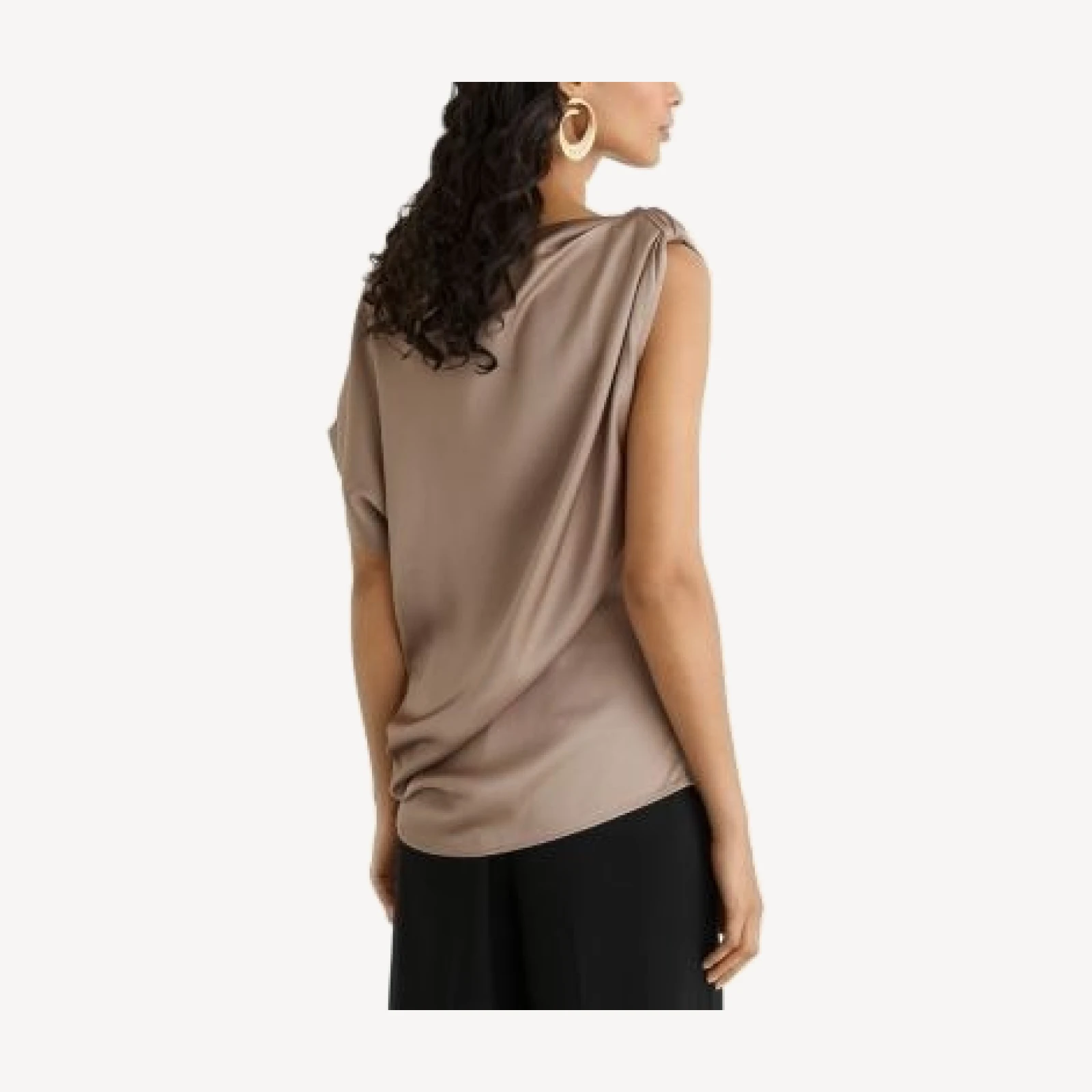 Reiss Kezia Asymmetric Draped Top