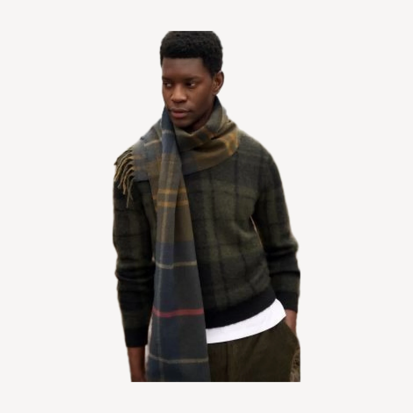 Barbour Yorklane Tartan Boucle Scarf