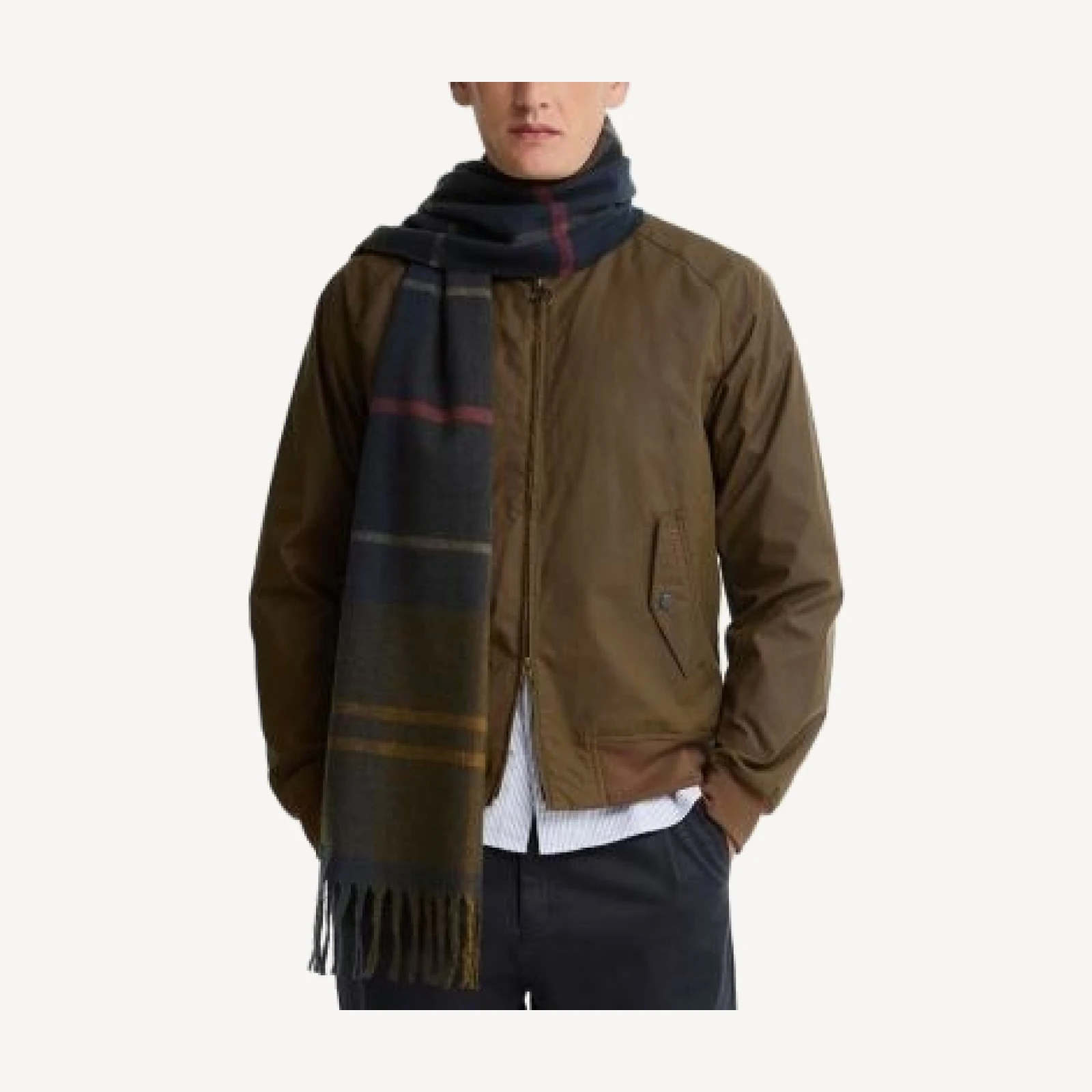 Barbour Yorklane Tartan Boucle Scarf