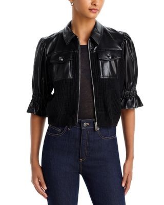 Cinq a Sept Holly Mixed Media Jacket