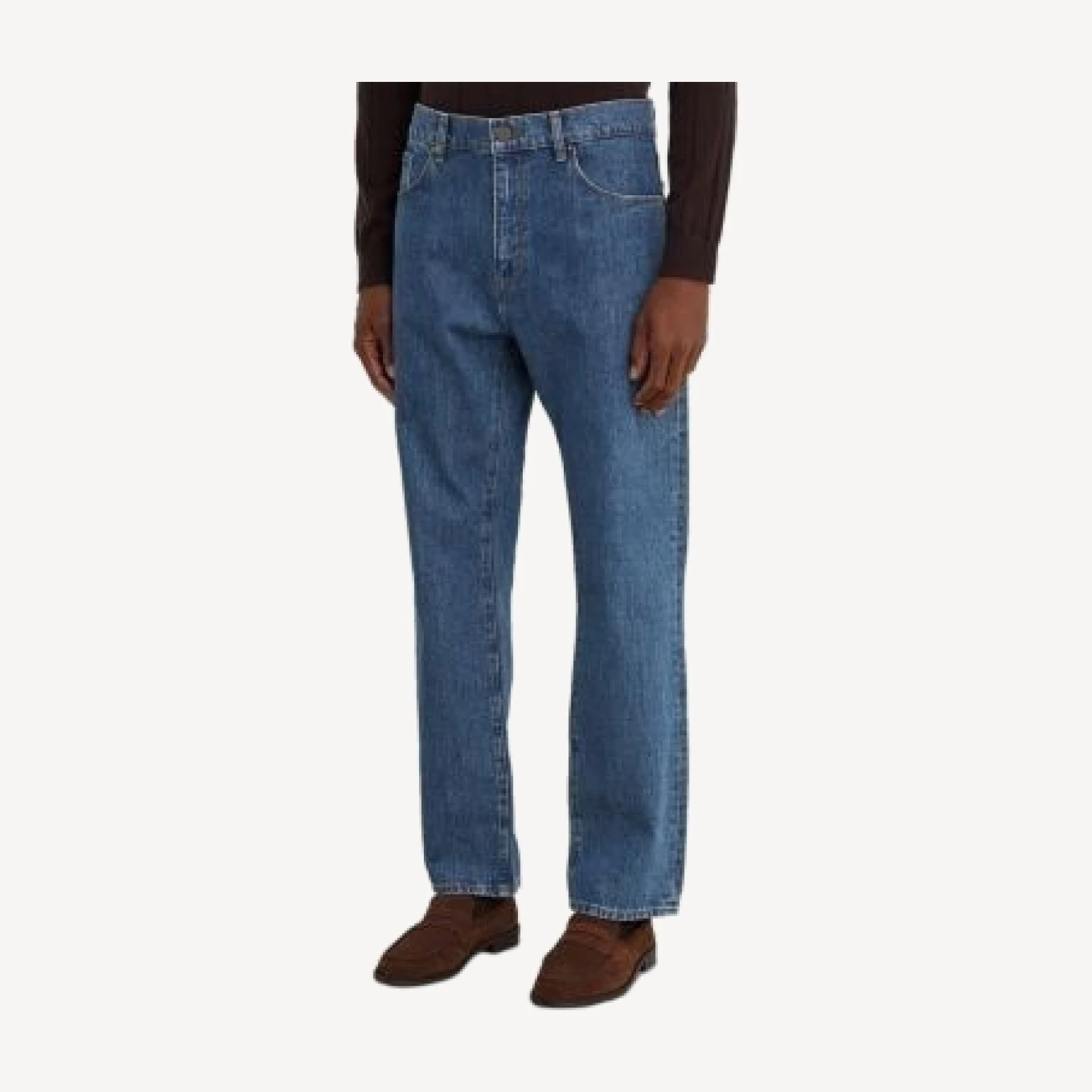 Reiss Freddie Barrel-Fit 31.1 Jeans in Indigo Blue Wash