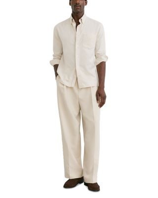 Reiss Hunt Cotton Flannel Button Down Shirt