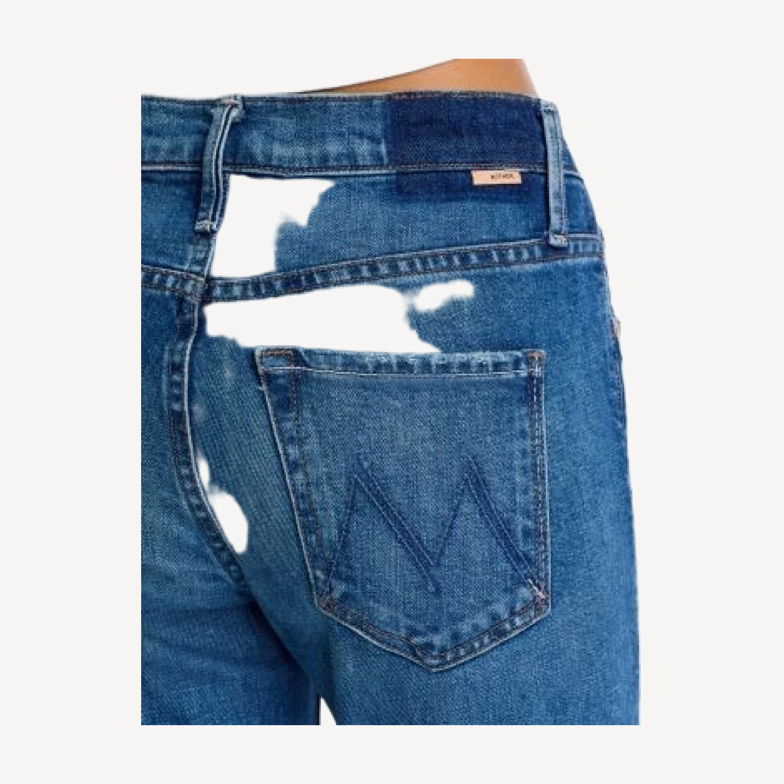 Mother The Insider Ankle Jeans in Get Two Birds Stoned