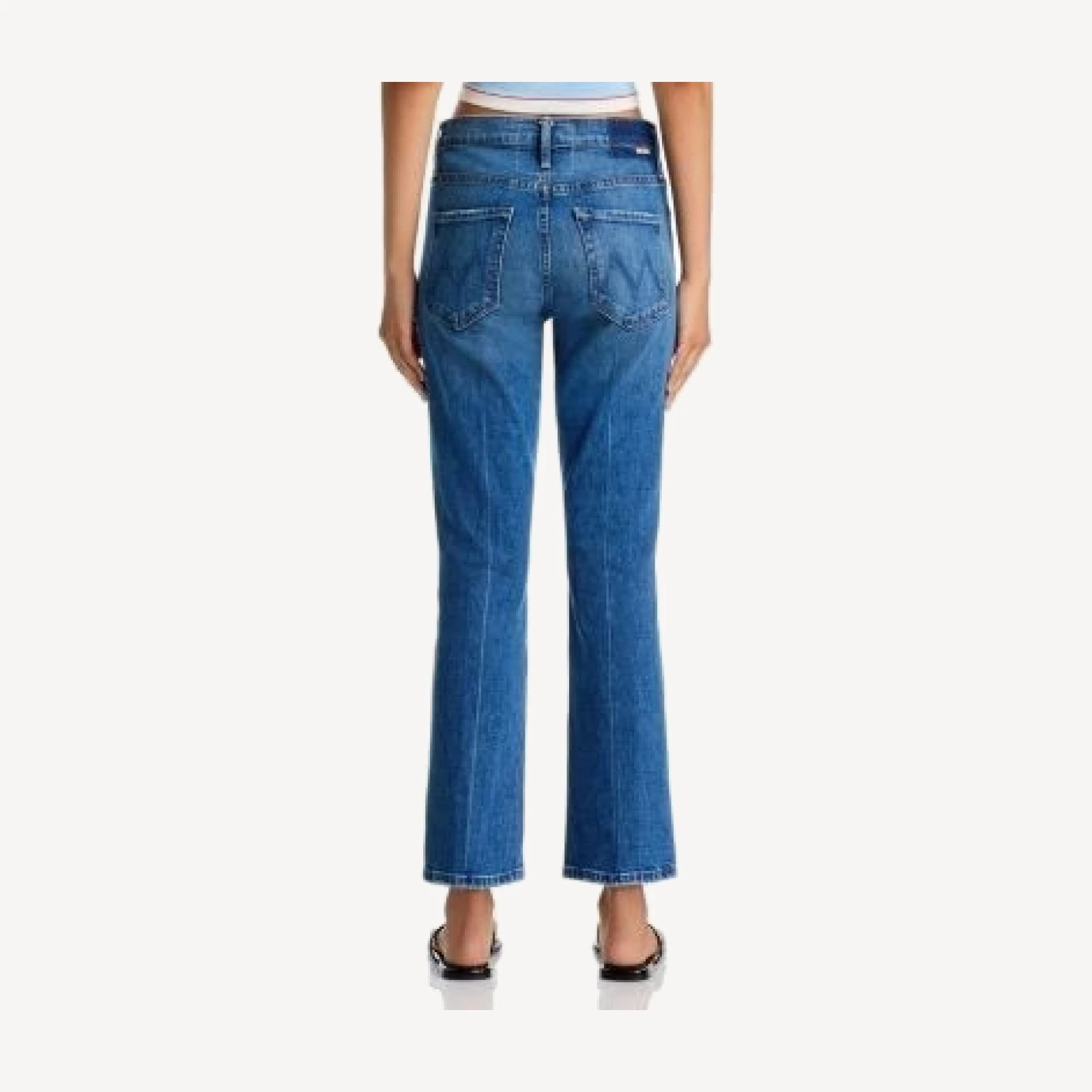 Mother The Insider Ankle Jeans in Get Two Birds Stoned