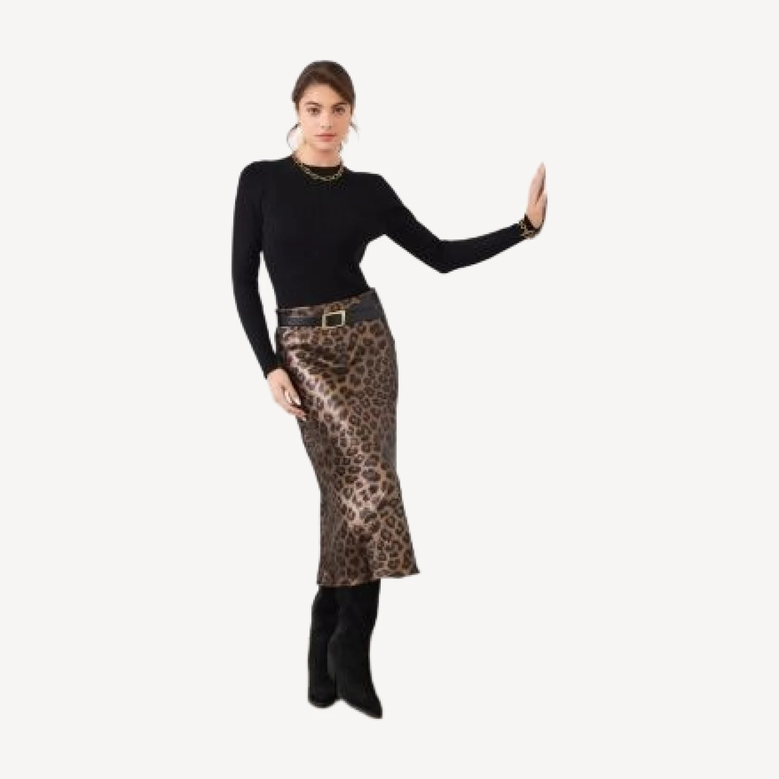 Karen Kane Bias Cut Midi Skirt