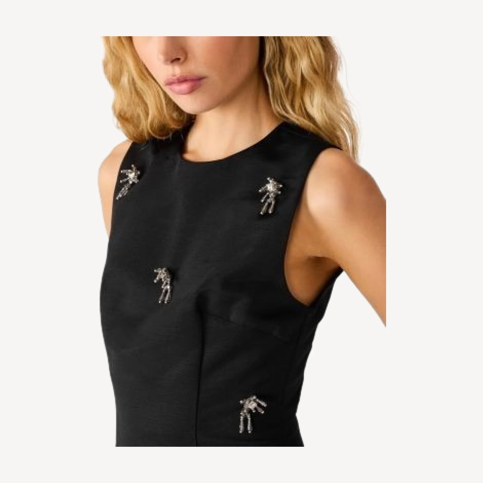 Steve Madden Doja Embellished Sleeveless Mini Dress