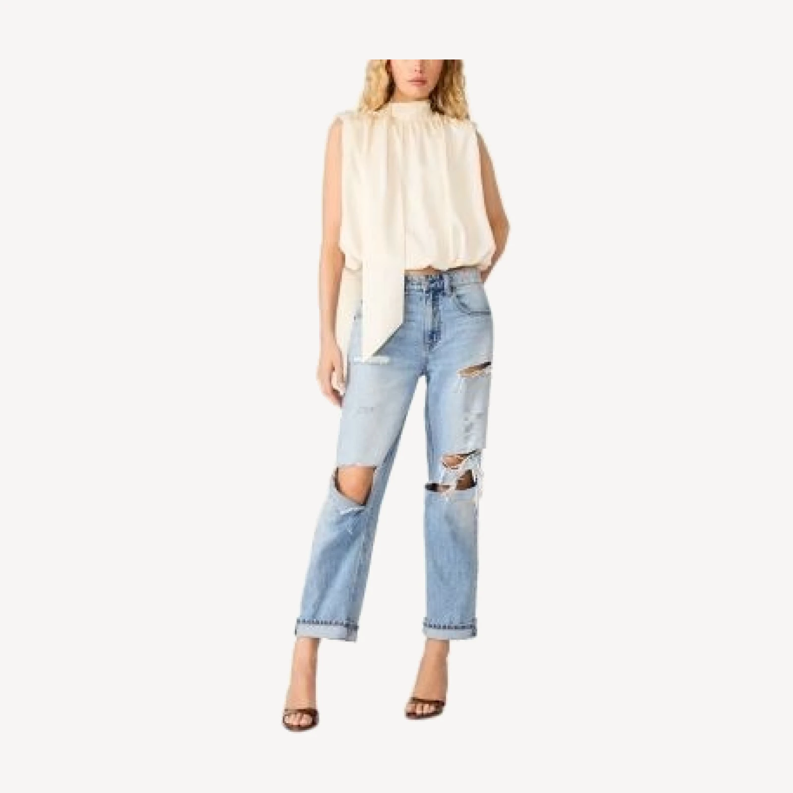 Steve Madden Melinna Gathered Cropped Top