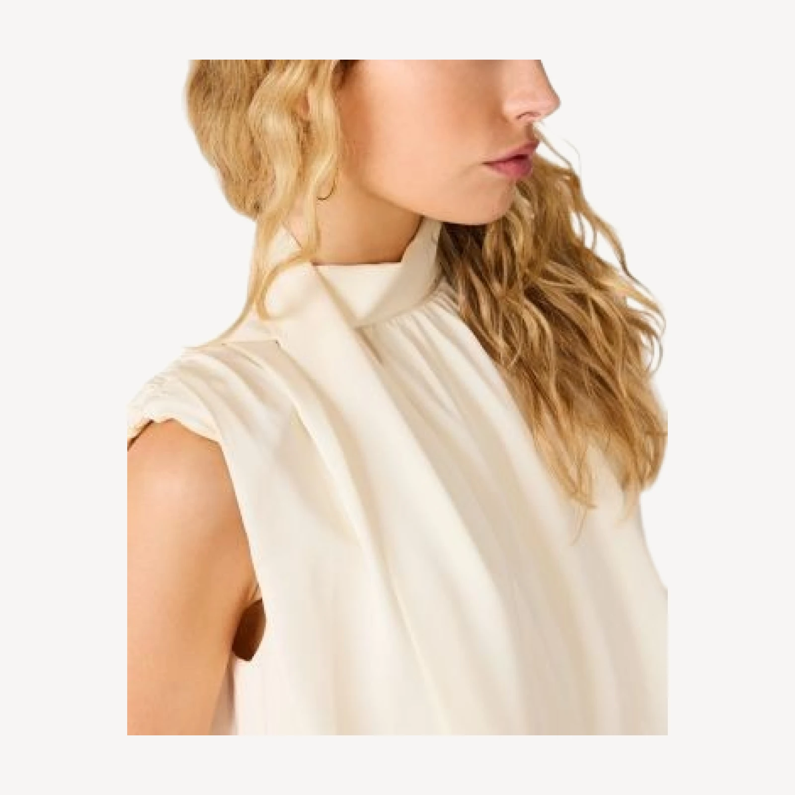 Steve Madden Melinna Gathered Cropped Top