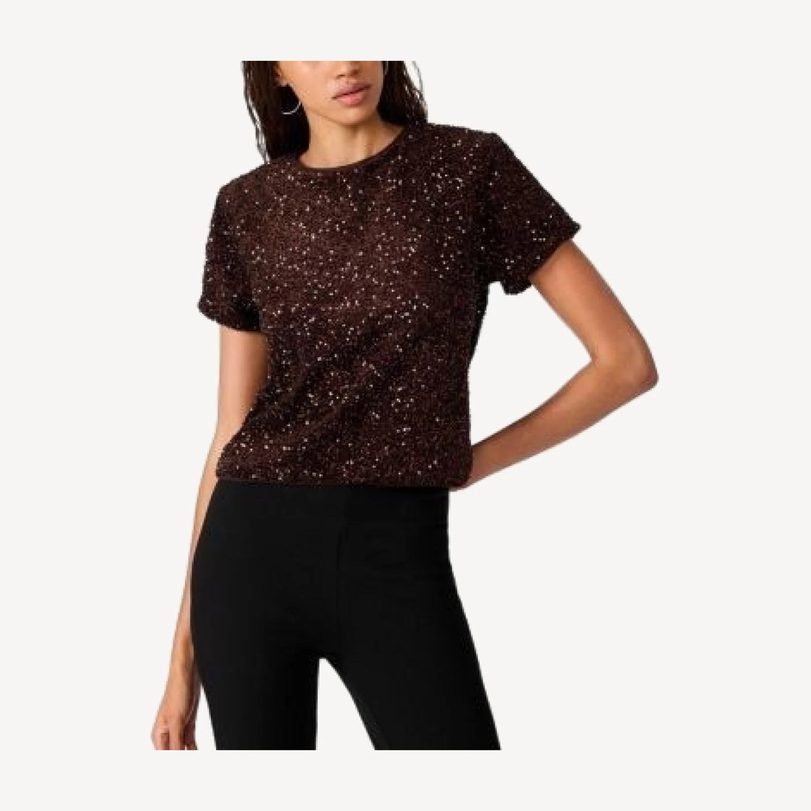 Steve Madden Cressa Sequin Top