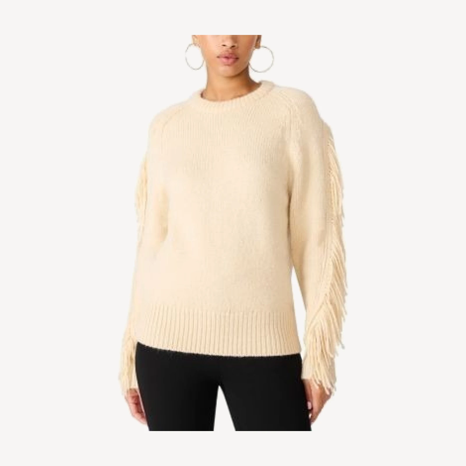 Steve Madden Ashlynne Cotton Crewneck Sweater