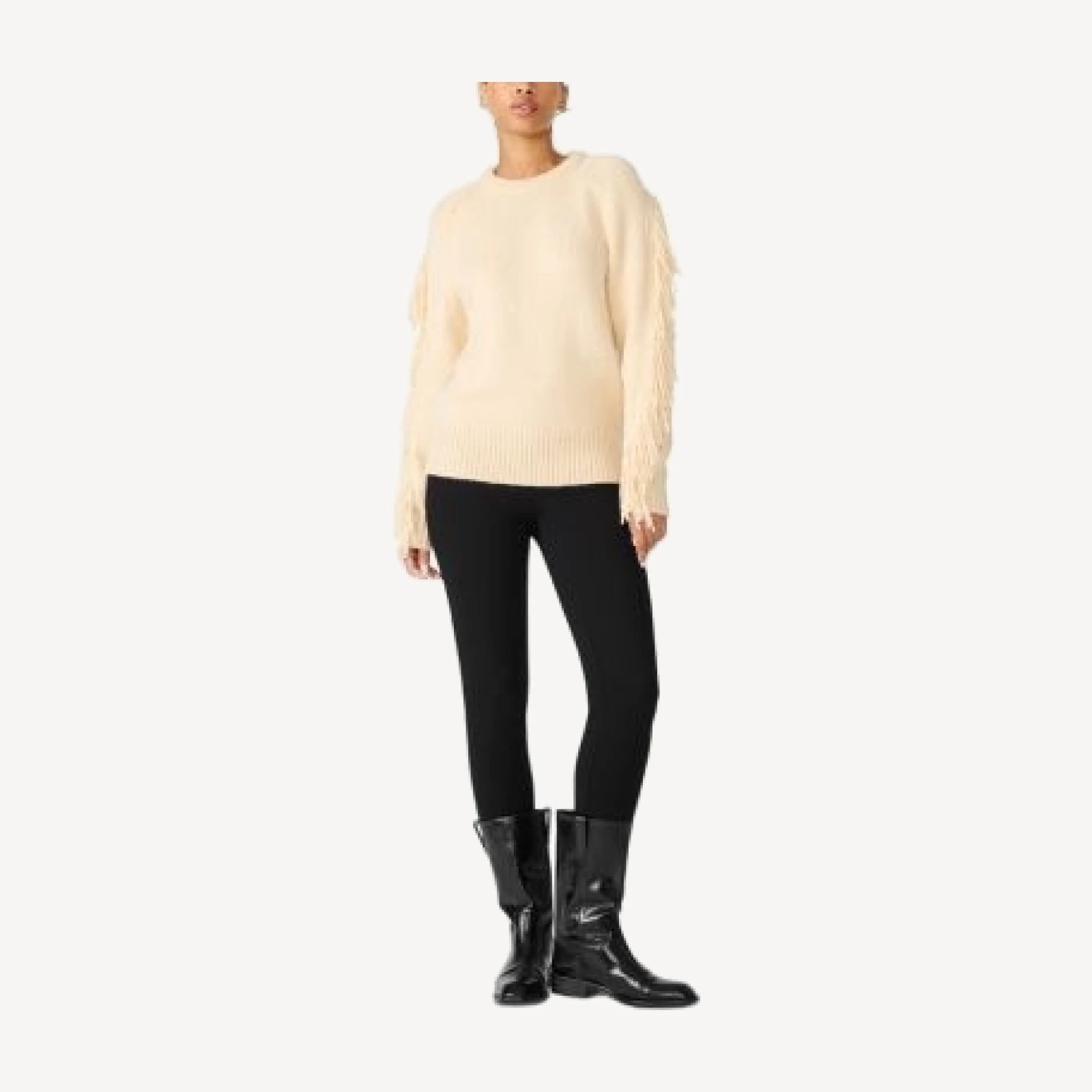 Steve Madden Ashlynne Cotton Crewneck Sweater