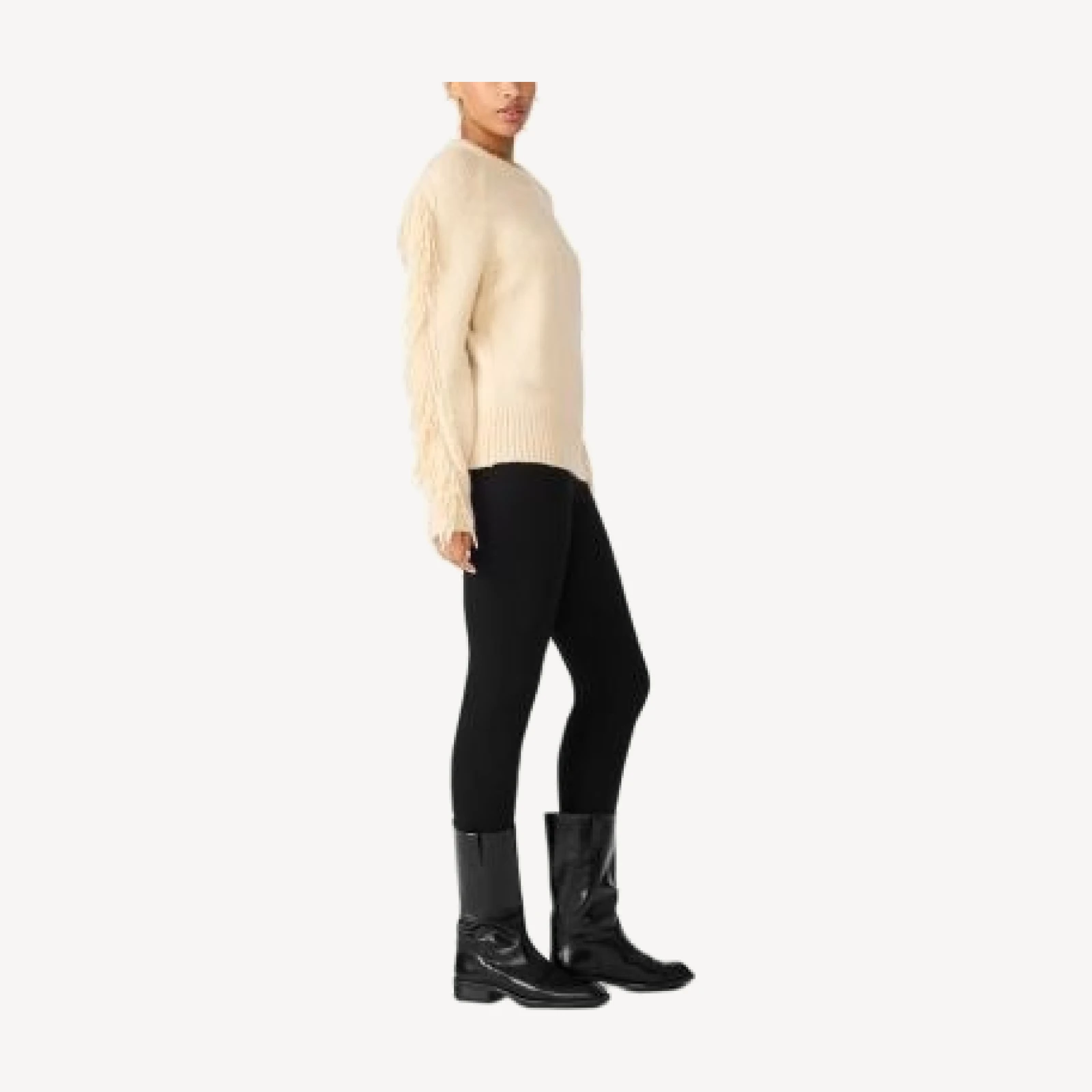 Steve Madden Ashlynne Cotton Crewneck Sweater