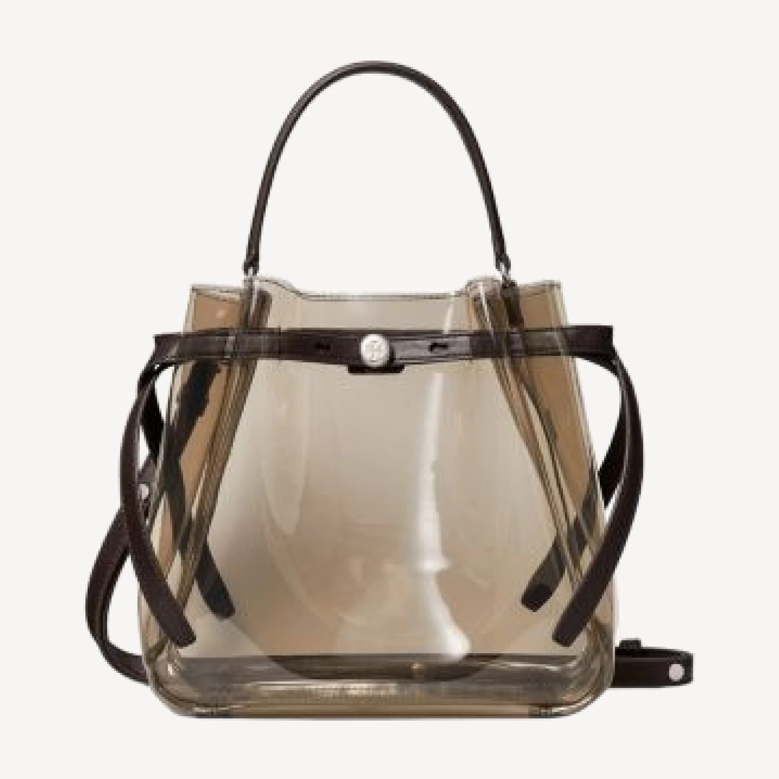 Tory Burch Romy Clear Bucket Bag