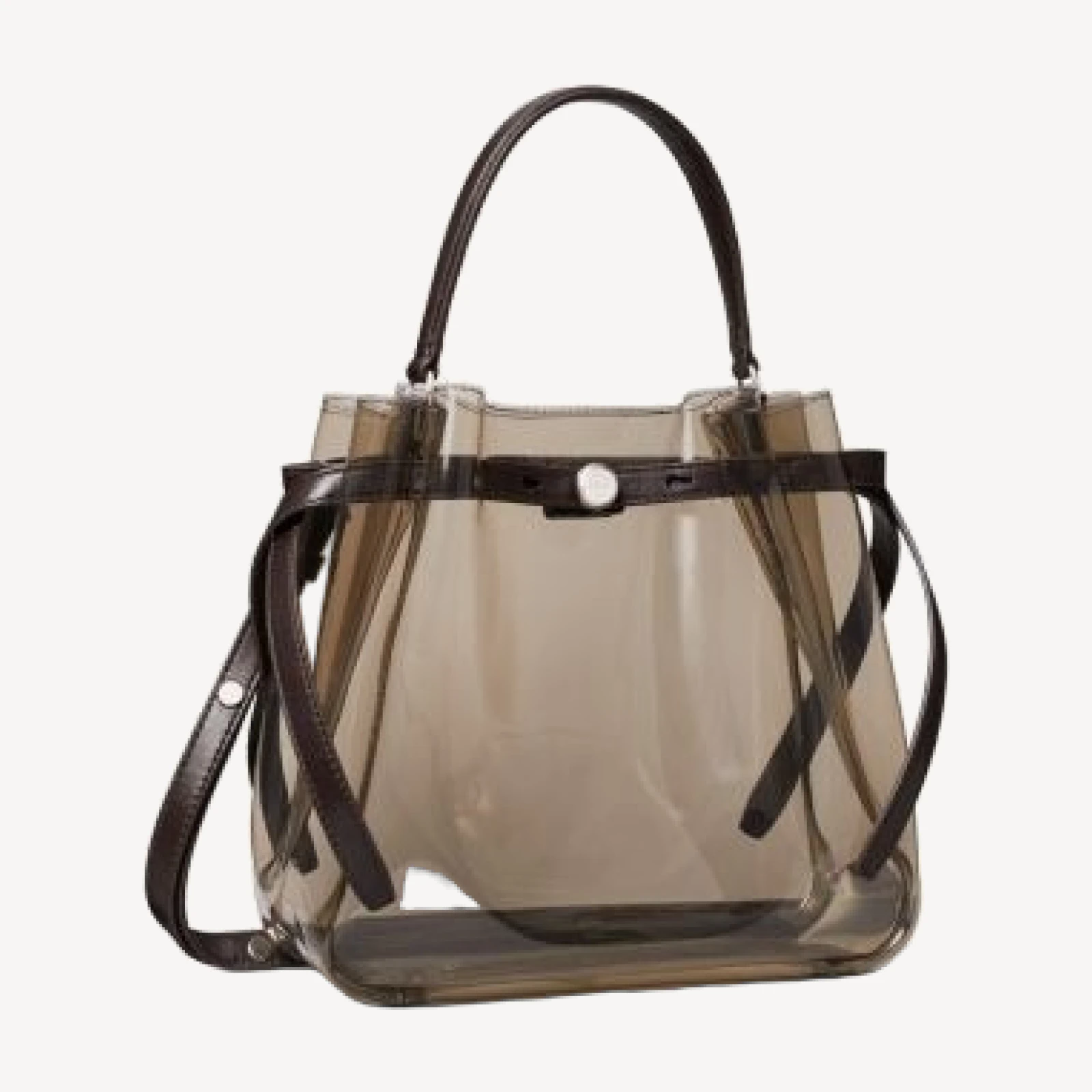 Tory Burch Romy Clear Bucket Bag