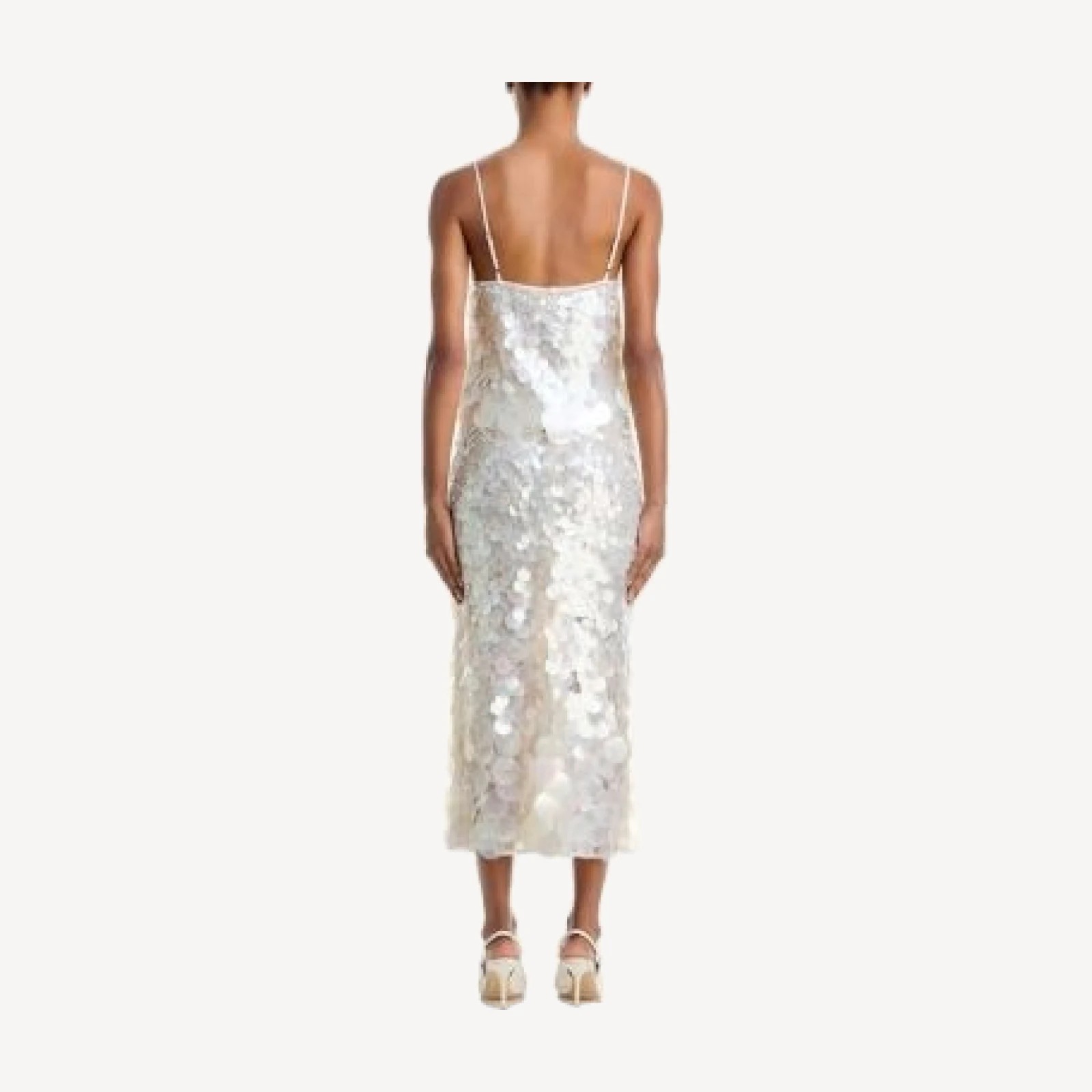 Alice and Olivia Julia Paillette Tank Top