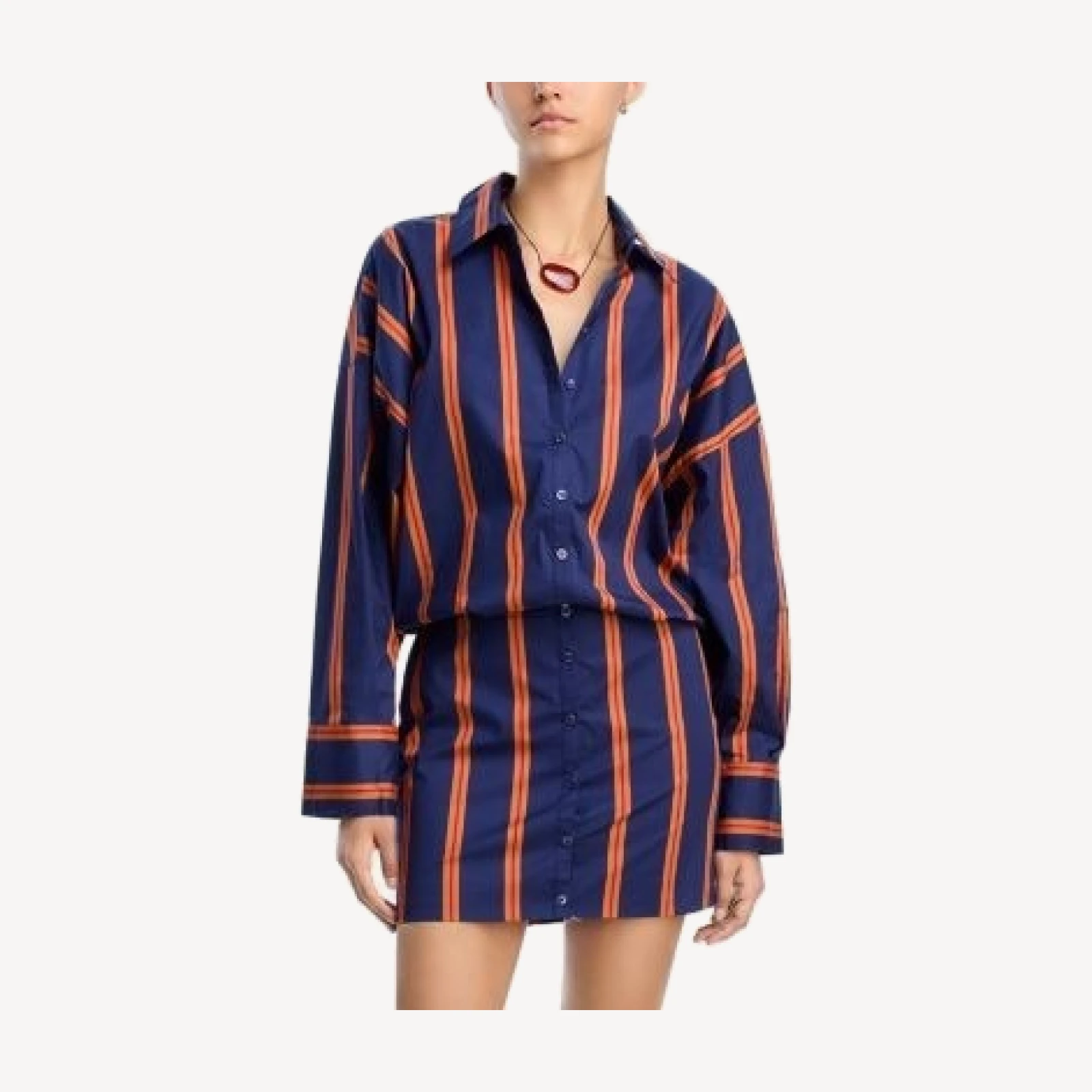 Staud Cynthia Mini Shirtdress